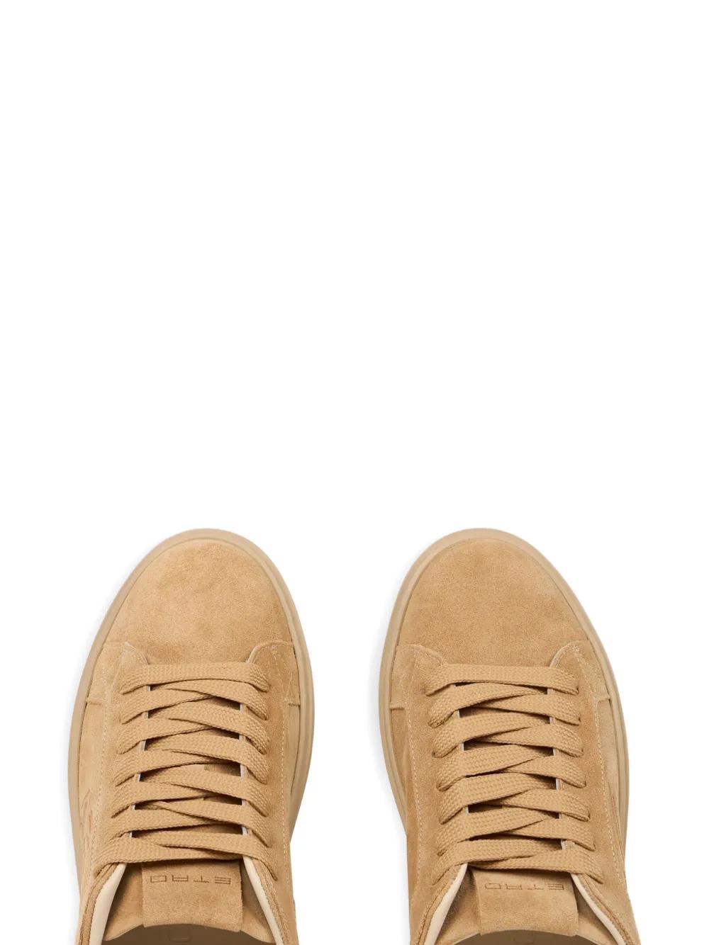 ETRO Embroidered Suede Lowtop Sneakers for Men