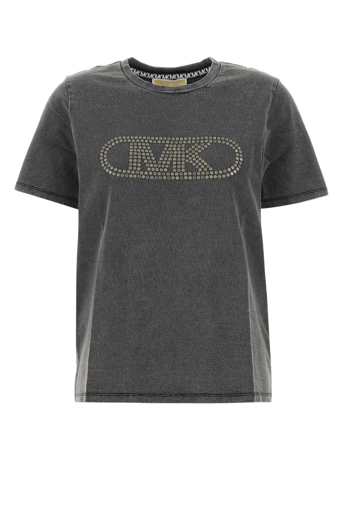 MICHAEL MICHAEL KORS Women's Crop Empire Stud T-Shirt