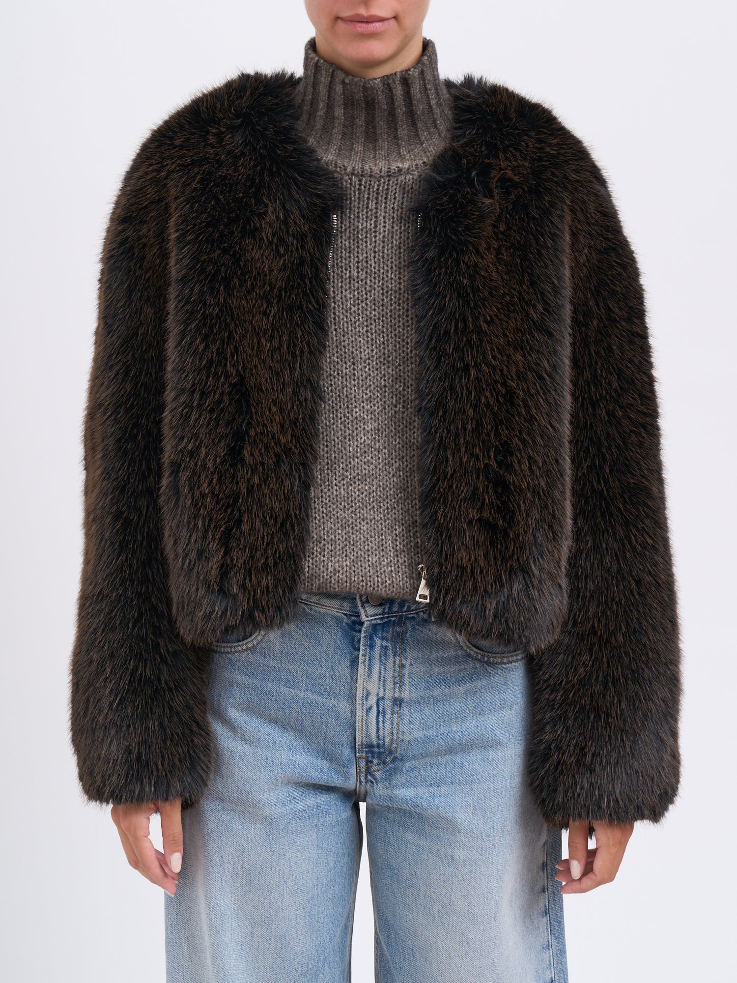 SWORD Faux Fur Jacket for Women - Fall/Winter 25