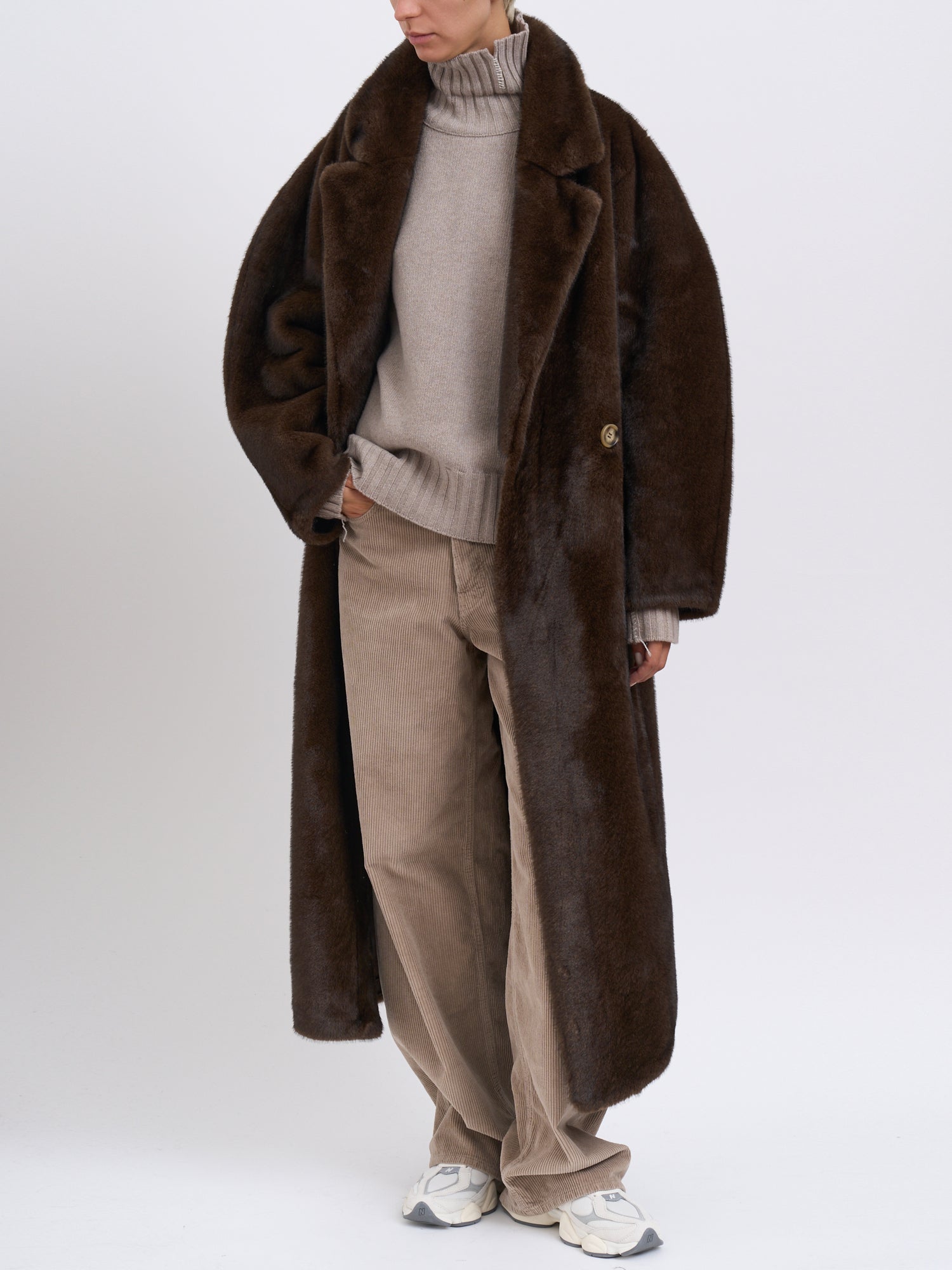 SWORD Faux Fur Jacket for Women - Fall/Winter 2025