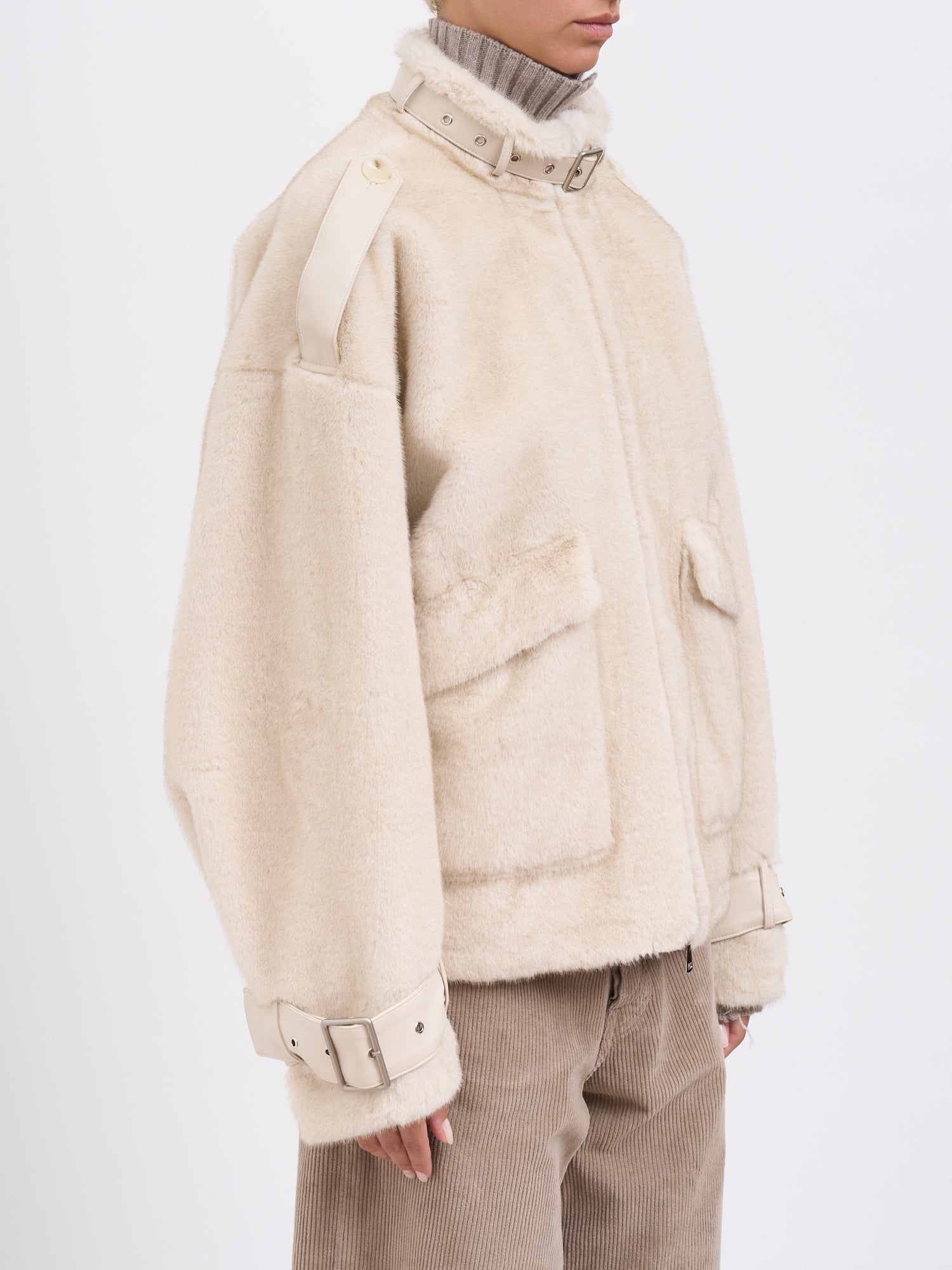 SWORD Faux Fur Jacket for Women - FW25 Collection