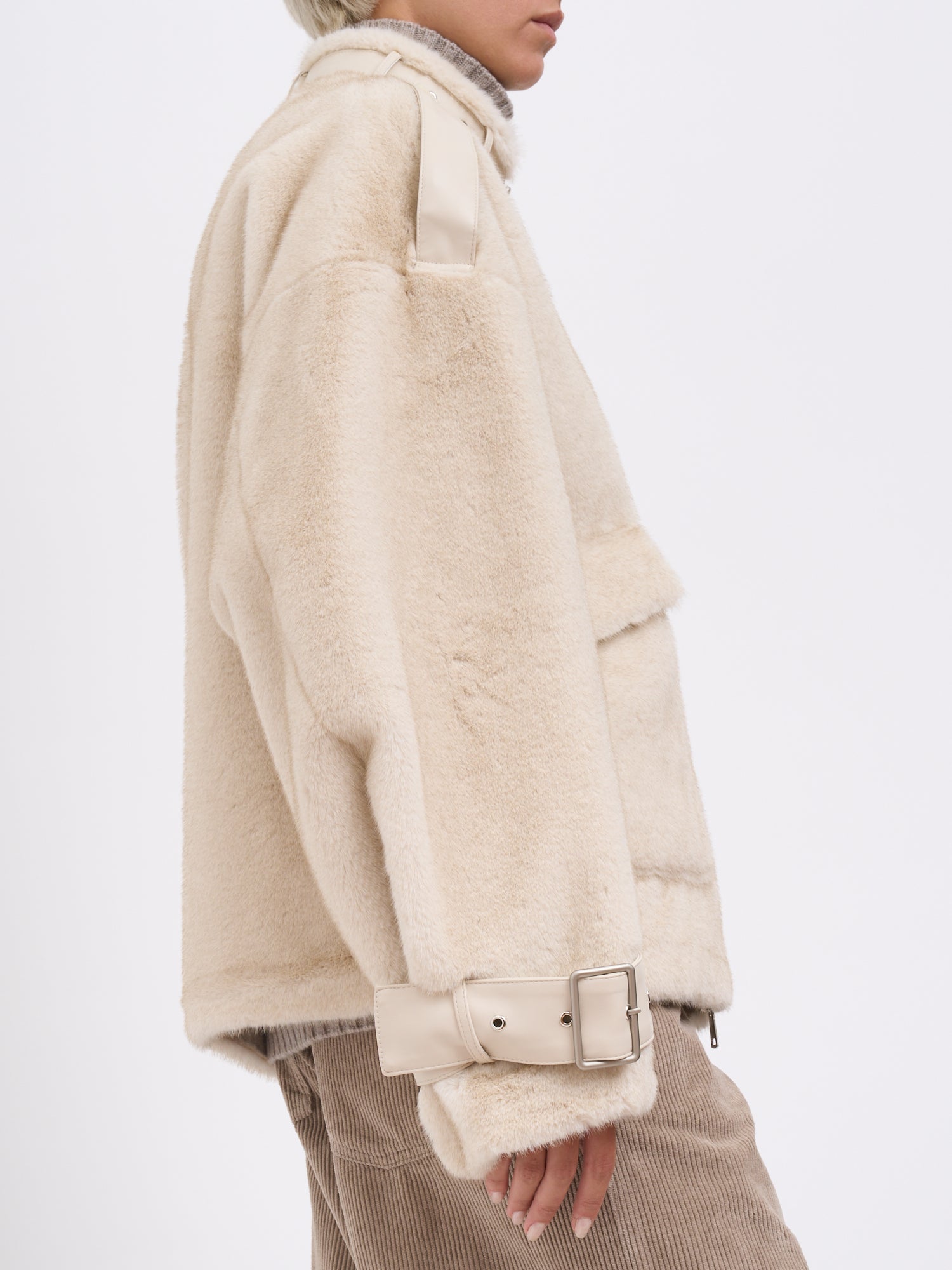 SWORD Faux Fur Jacket for Women - FW25 Collection