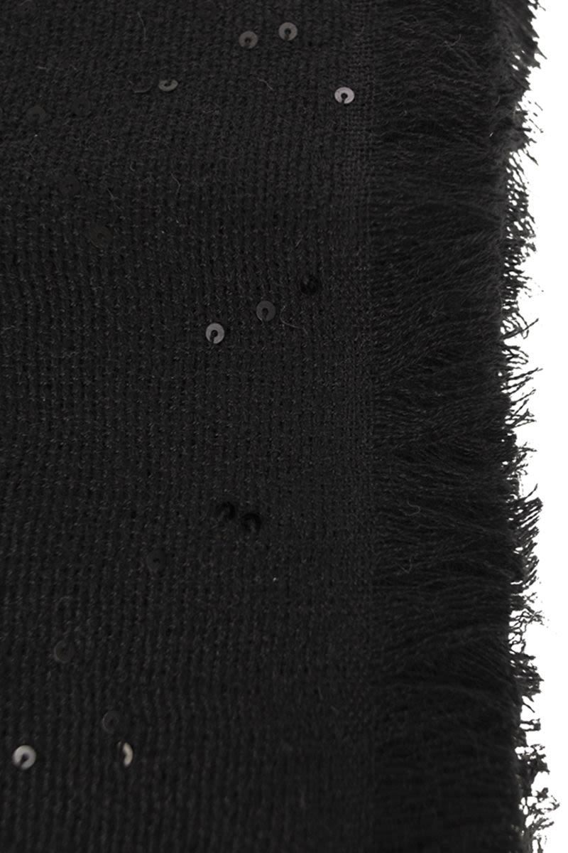 BRUNELLO CUCINELLI Diamond Cashmere and Silk Scarf - 80 x 200 cm