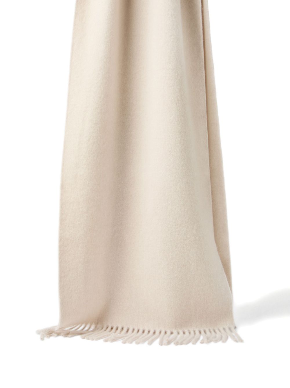 BRUNELLO CUCINELLI Cashmere Wrap Scarf with Fringed Edges