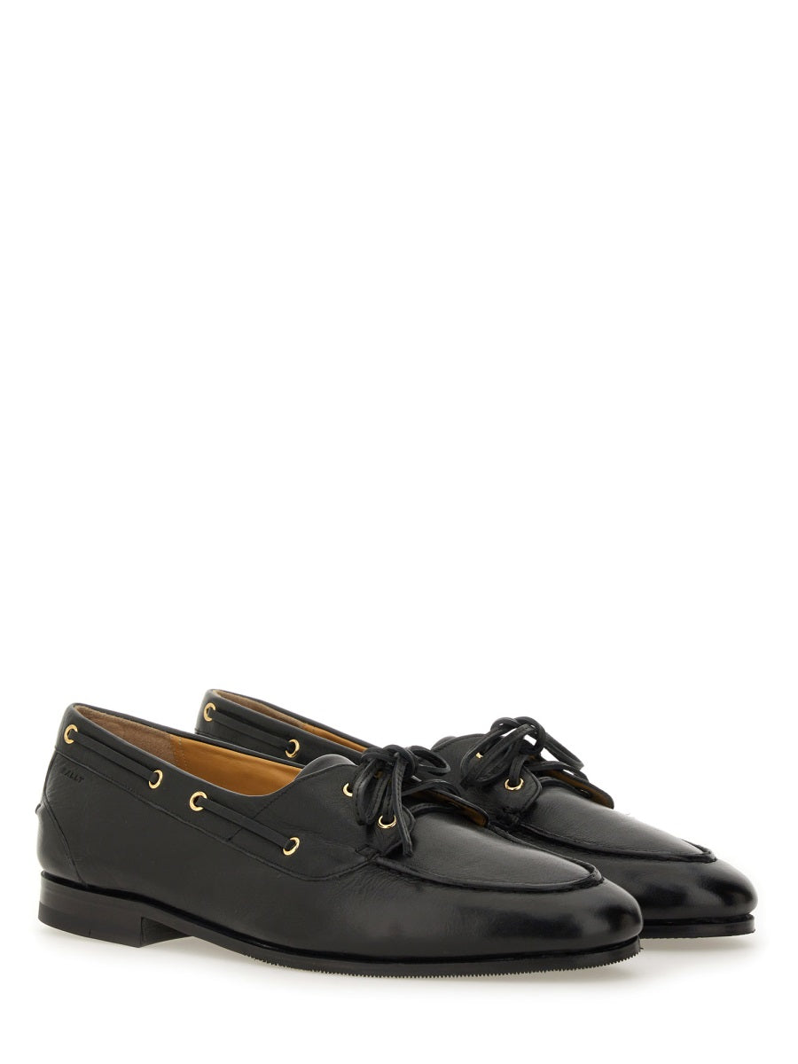 BALLY Buffalo Leather Moccasin for Men - FW25 Collection