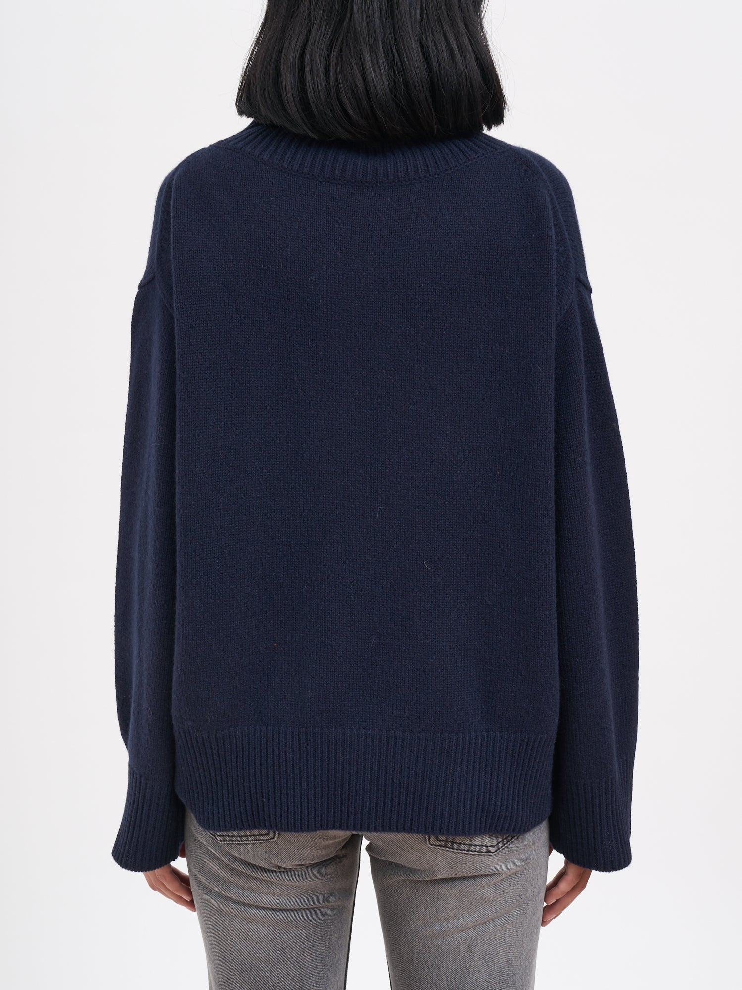 SOFT GOAT High Neck Cashmere Sweater - Relaxed Fit