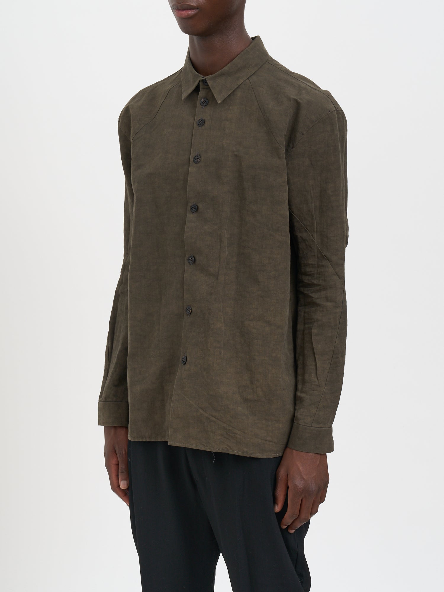 DEVOA Classic Cotton and Linen Shirt - Size 3