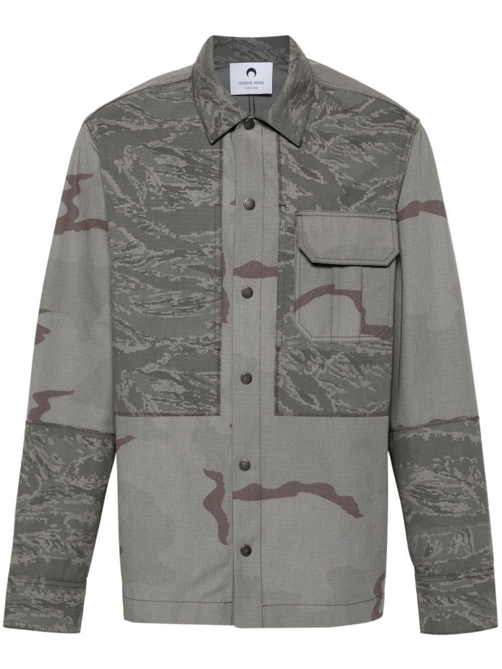MARINE SERRE Camouflage Print Overshirt - SS24