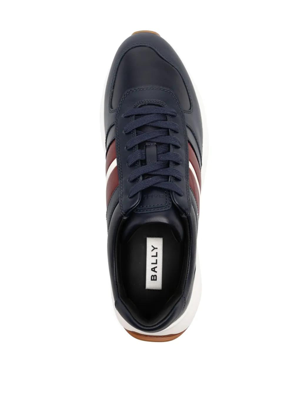 BALLY Multicolor Leather Sneakers for Men - FW24 Collection