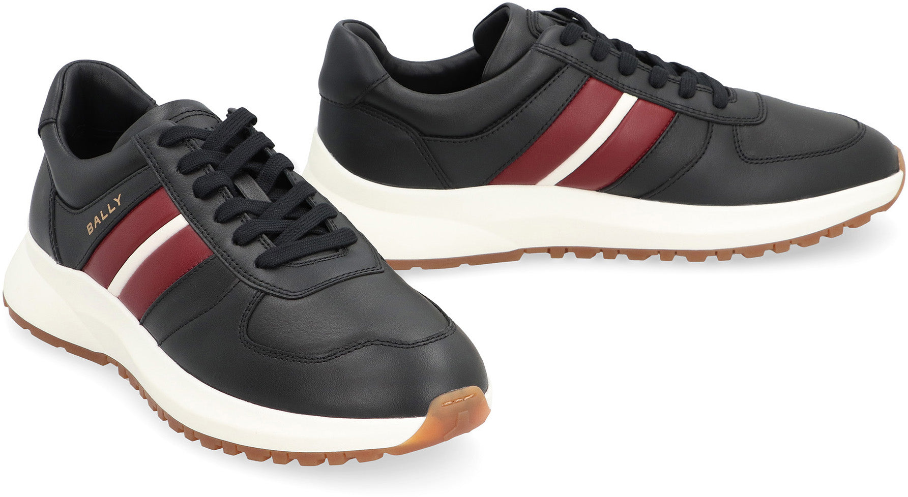 BALLY Darsyl Leather Low-Top Sneakers