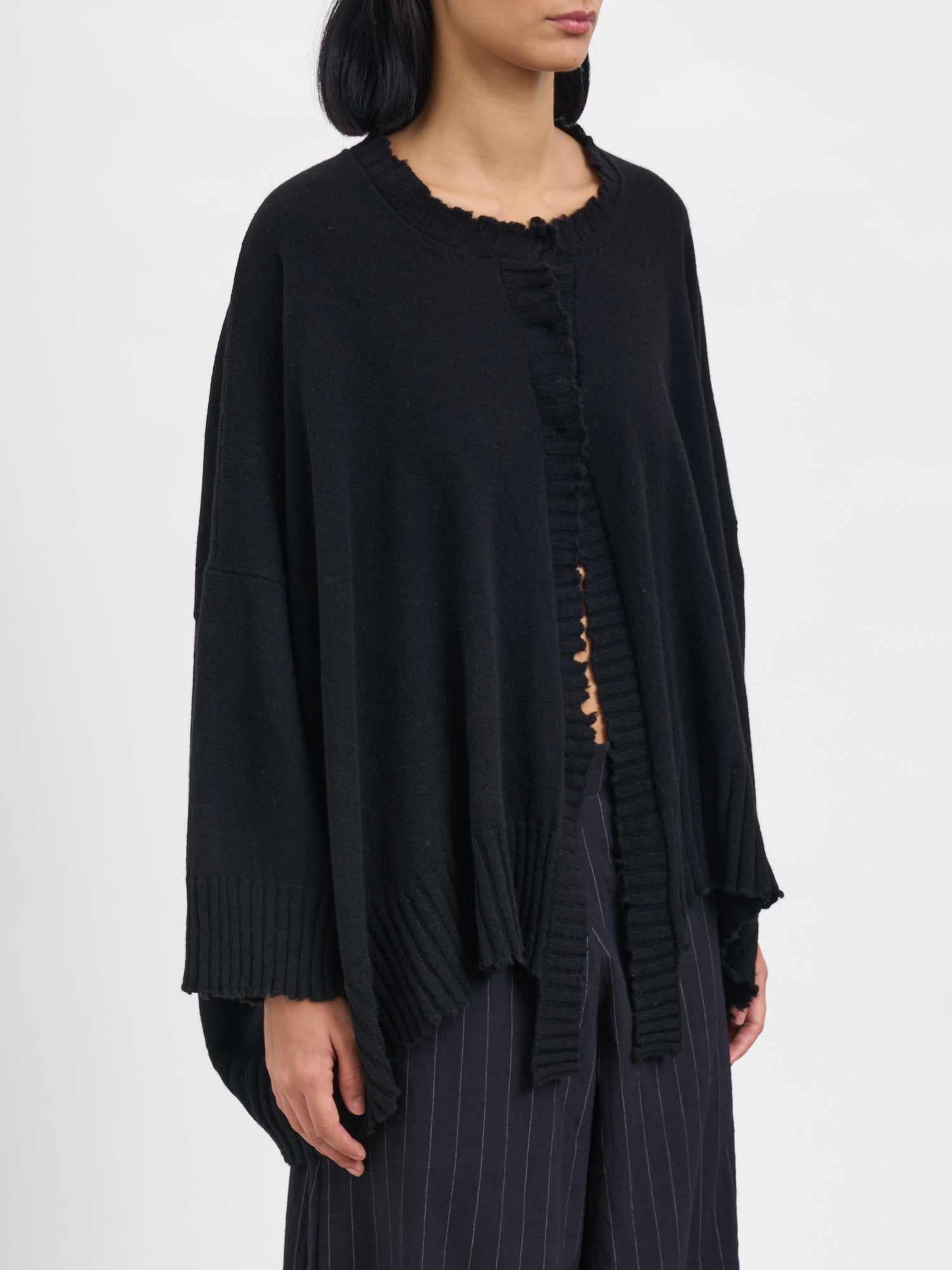 SERIENUMERICA Maxi Cashmere Cardigan for Women - Size 1