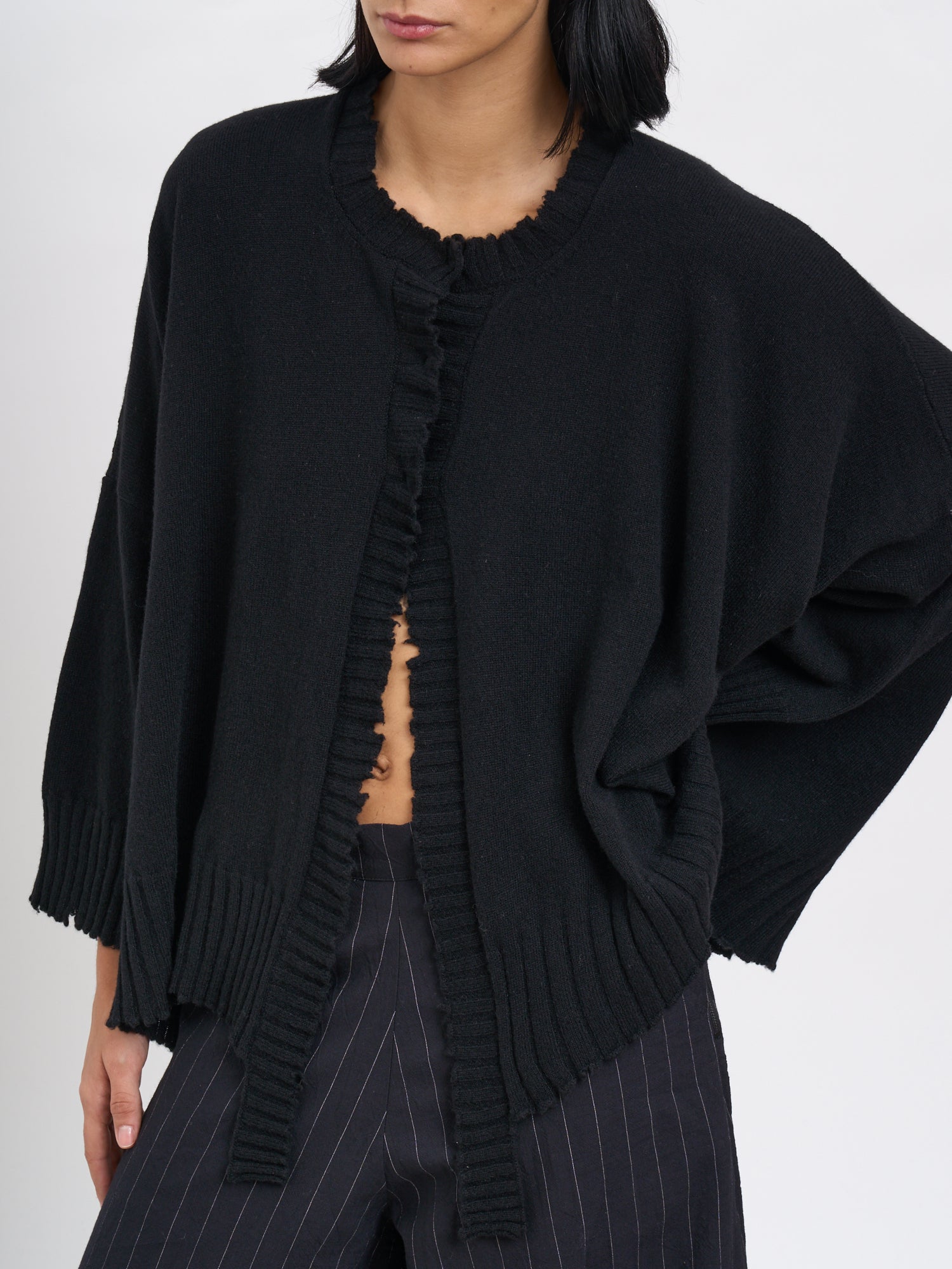 SERIENUMERICA Maxi Cashmere Cardigan for Women - Size 1