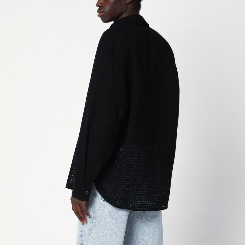 SÉFR Wes Shirt in Mesh Cotton for Men - SS25 Collection