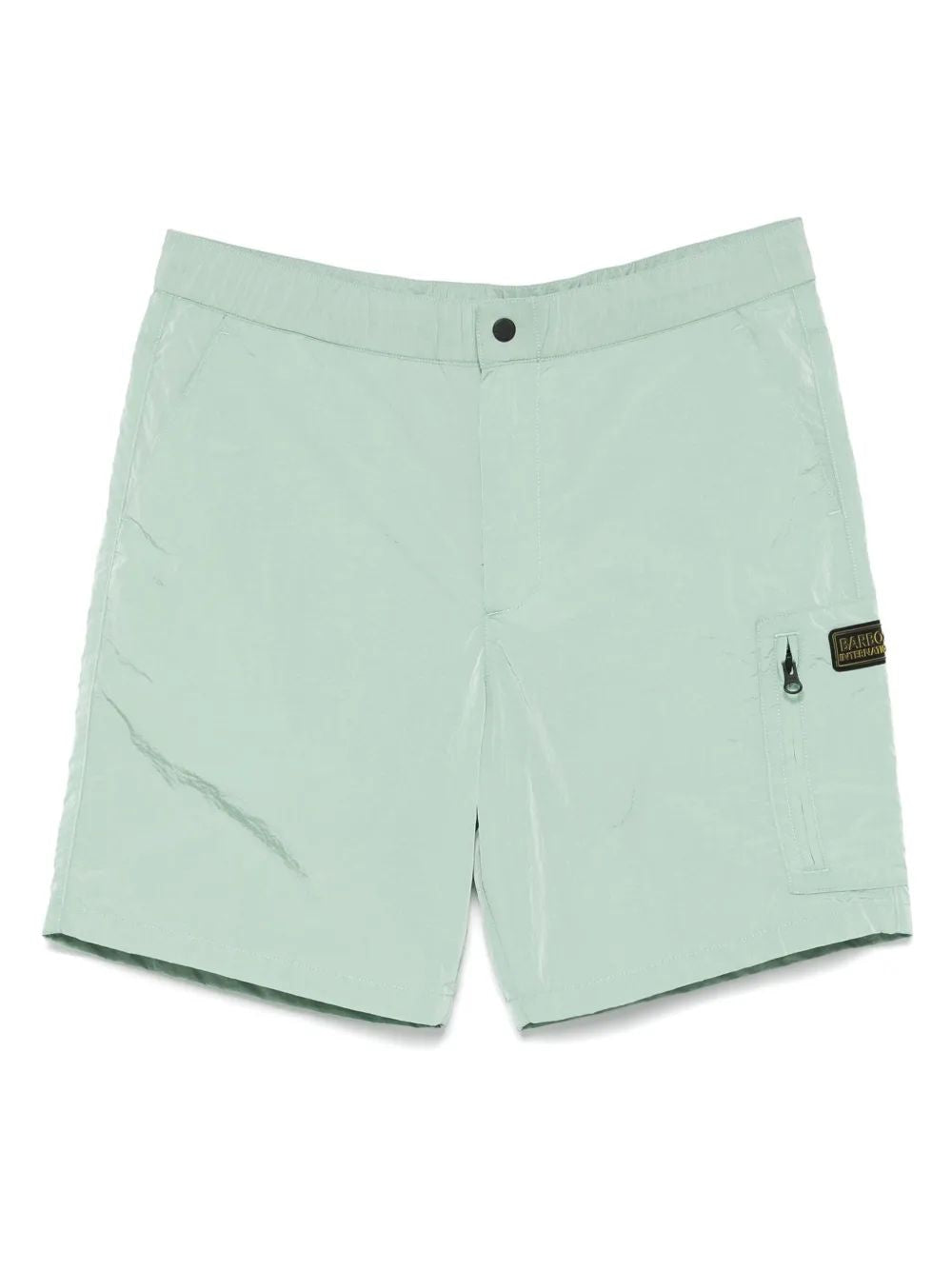 BARBOUR Raised Logo Mini Shorts