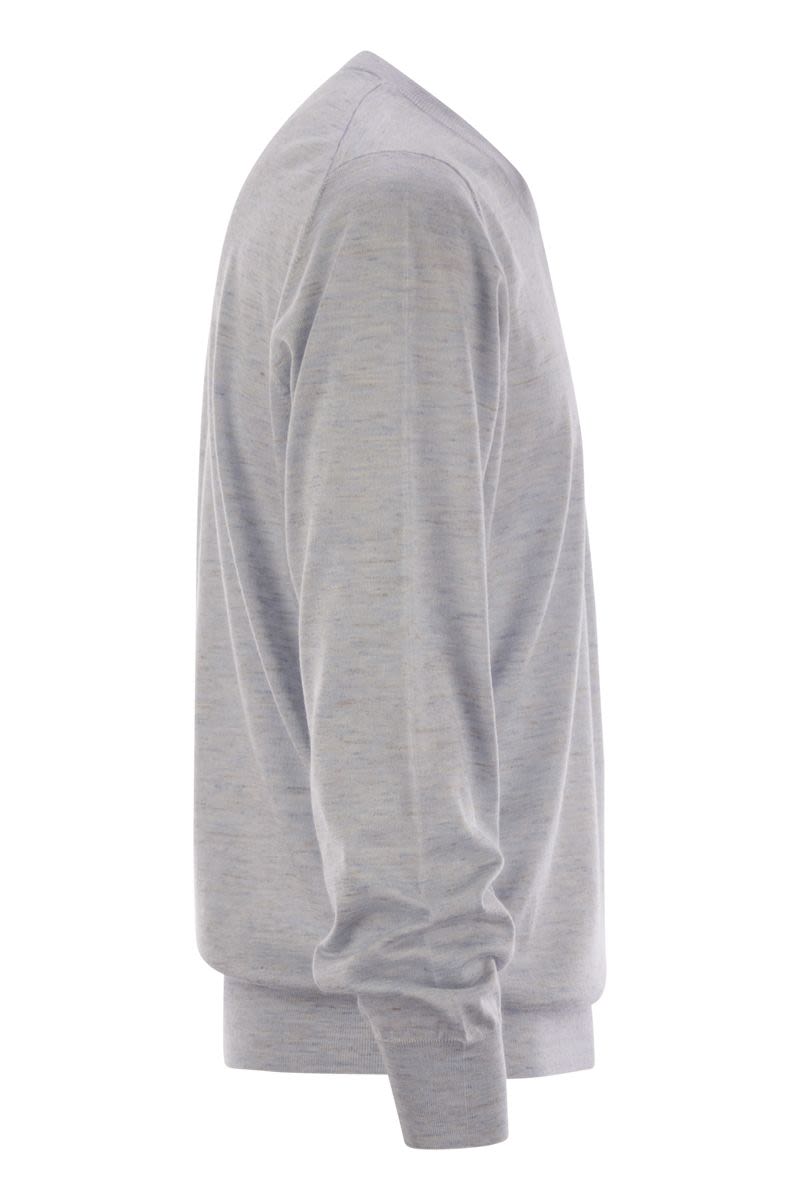 BRUNELLO CUCINELLI Lightweight Cashmere, Silk and Linen T-Shirt for Men