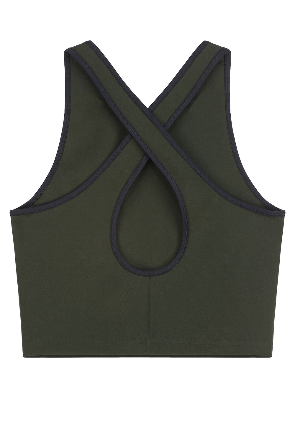 MIU MIU Cropped Viscose Blend Tank Top