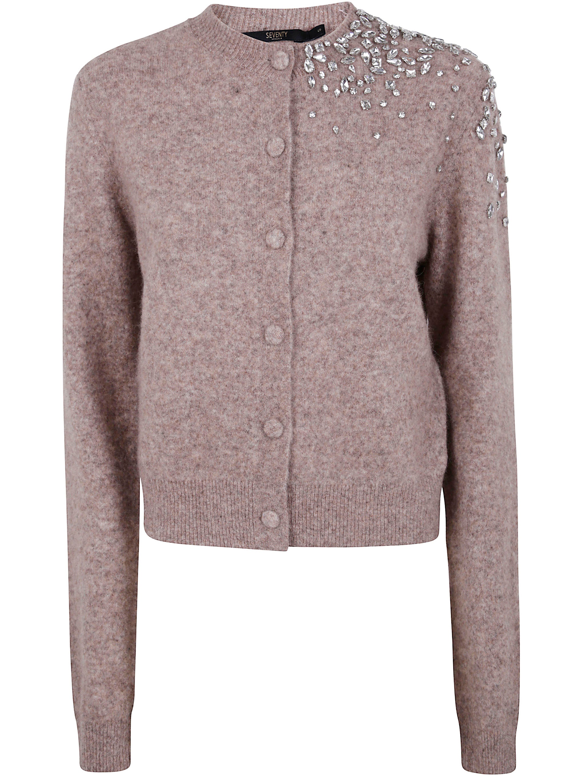 SEVENTY Soft Stretch Wool Neck Sweater