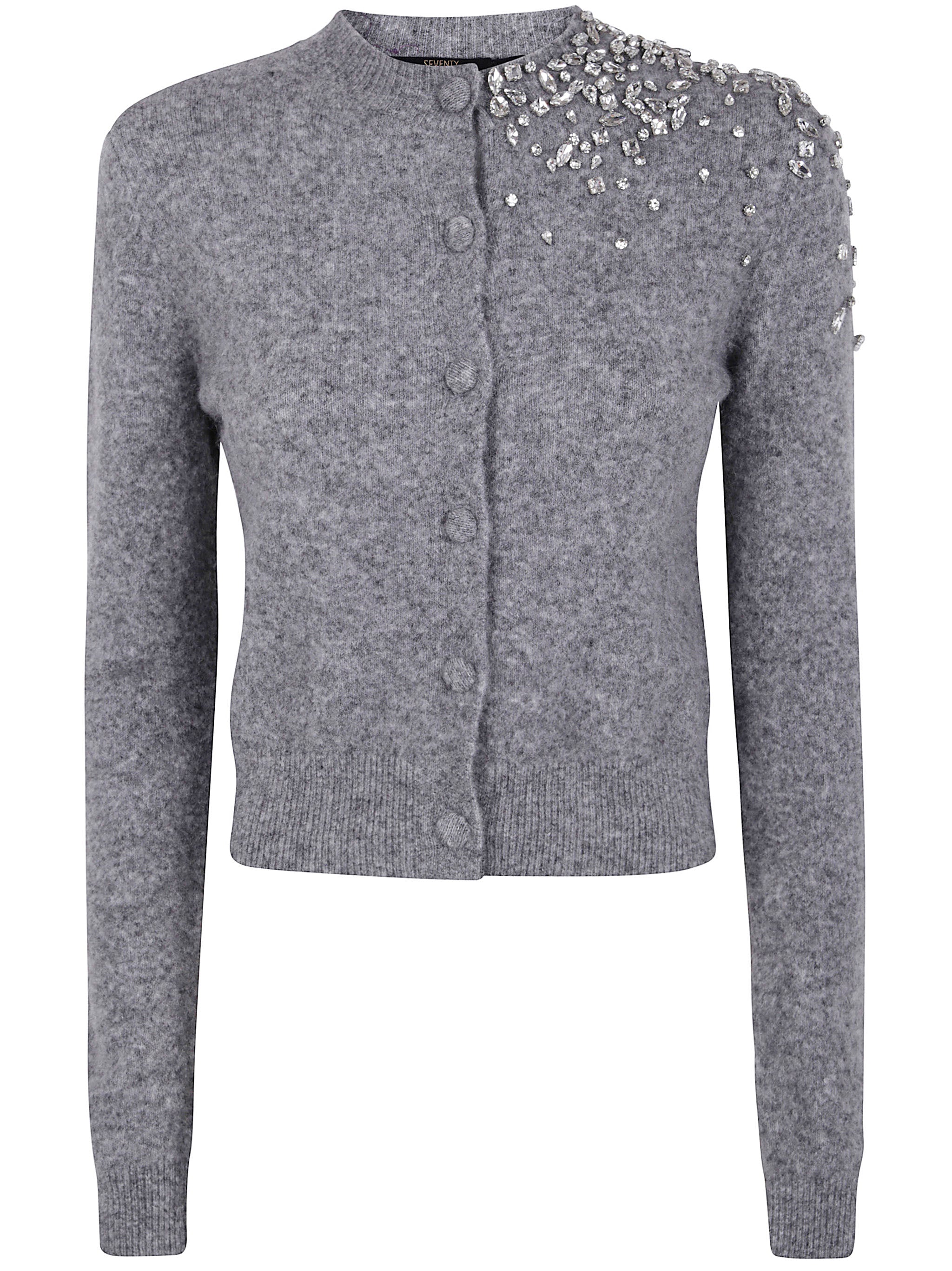 SEVENTY Soft Stretch Wool Neck Sweater