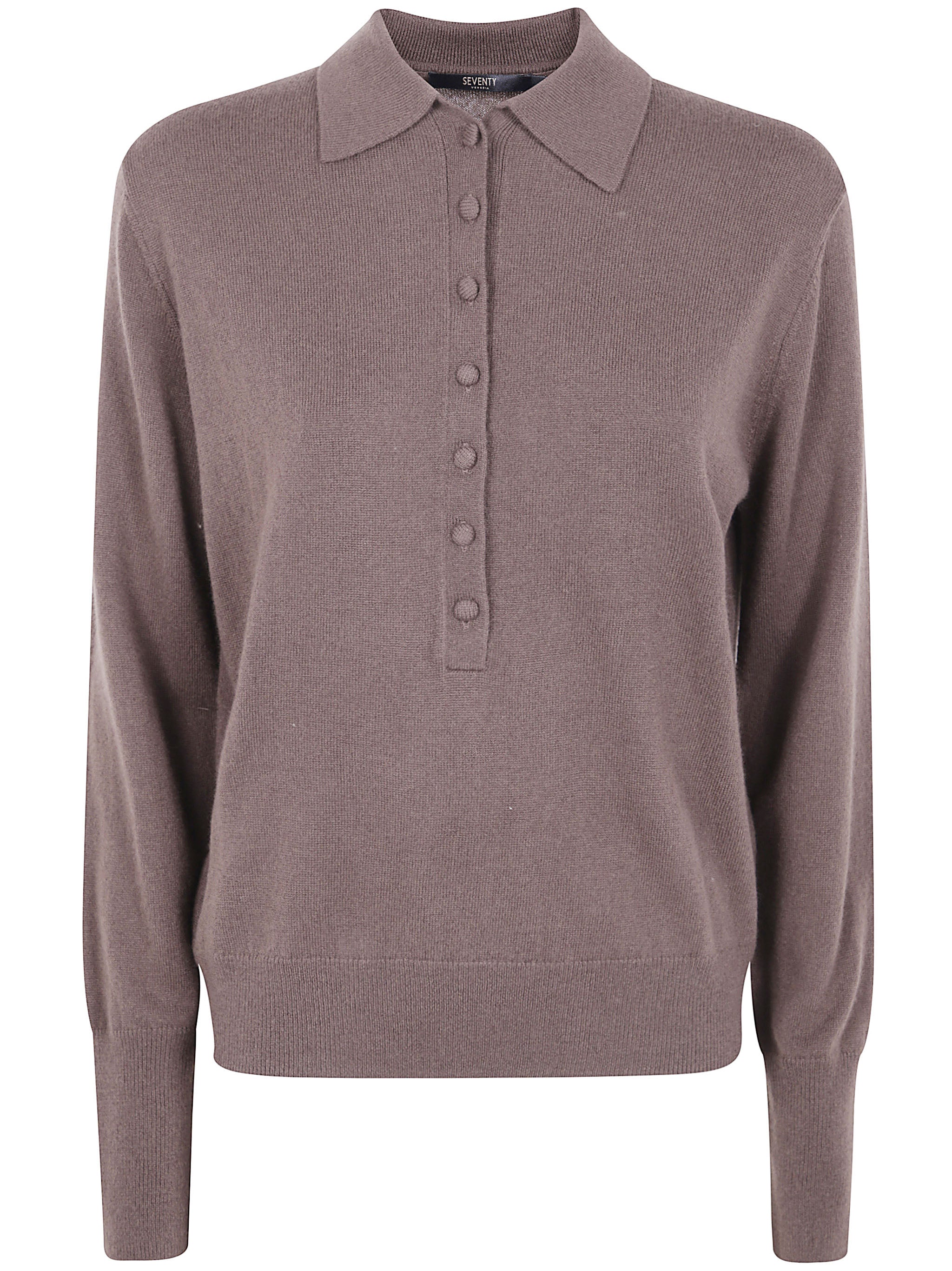 SEVENTY Women's Polo Neck Mini Shirt