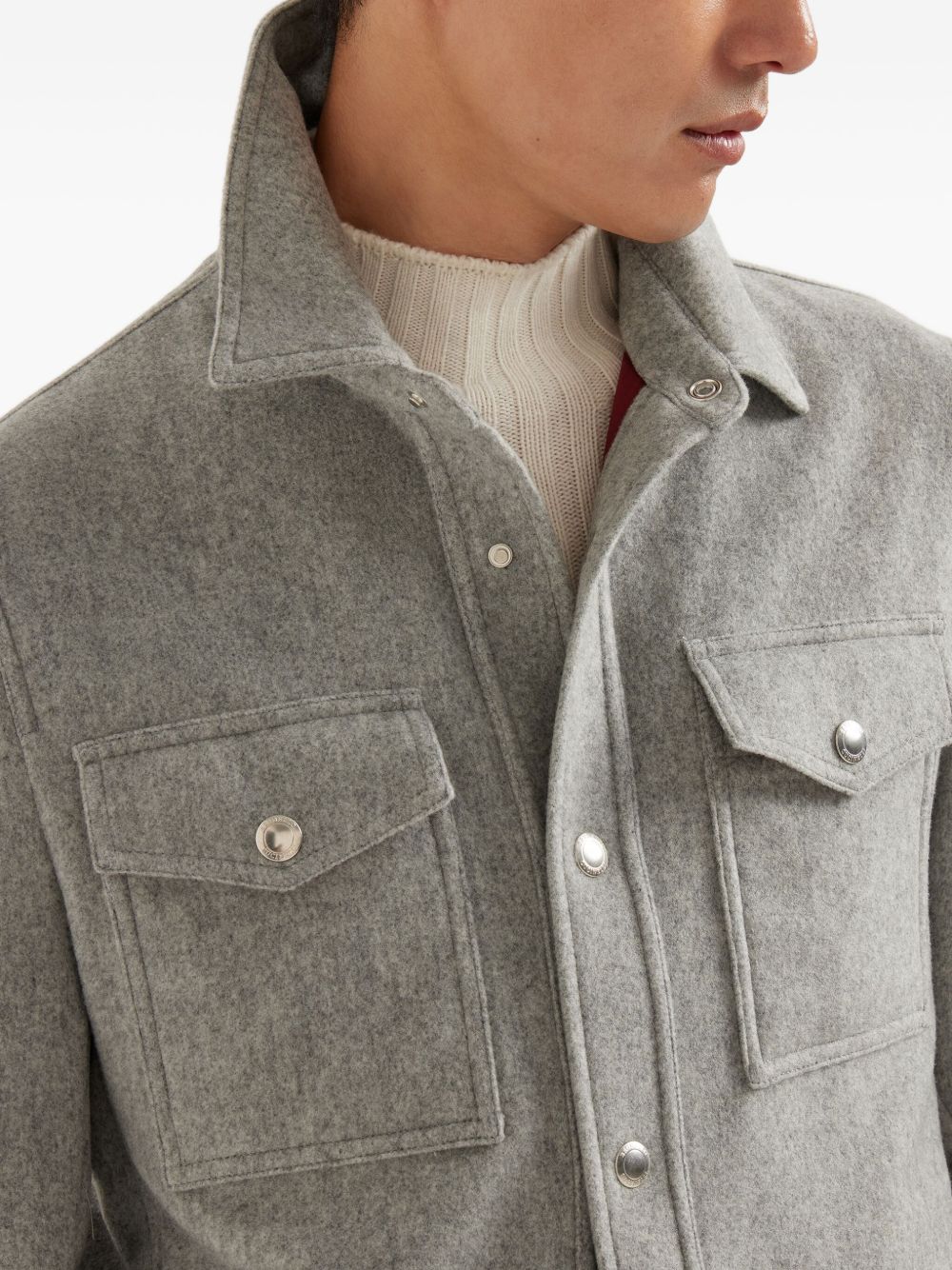 BRUNELLO CUCINELLI Luxurious Cashmere Jacket for Men - Fall/Winter 2025