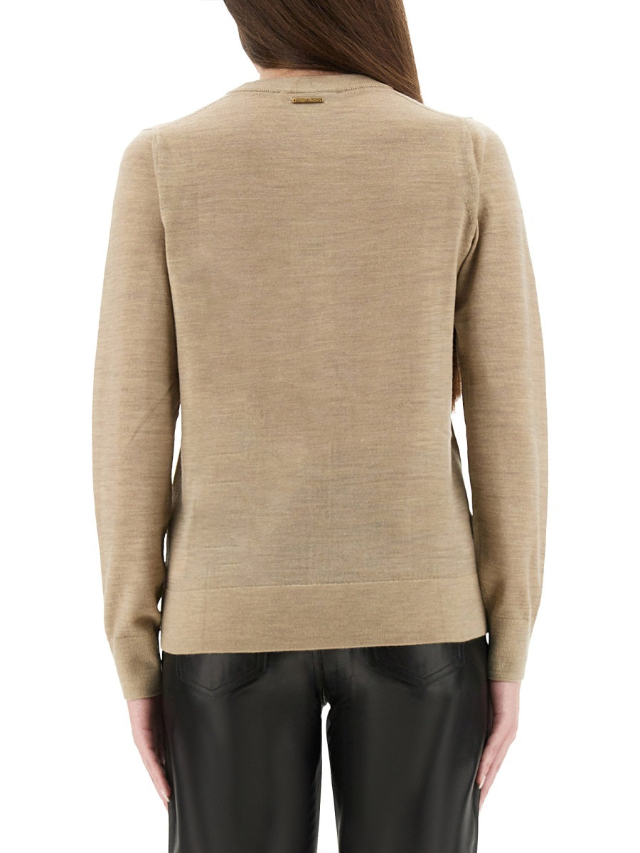 MICHAEL BY MICHAEL KORS Merino Wool Sweater - Regular Fit Size S
