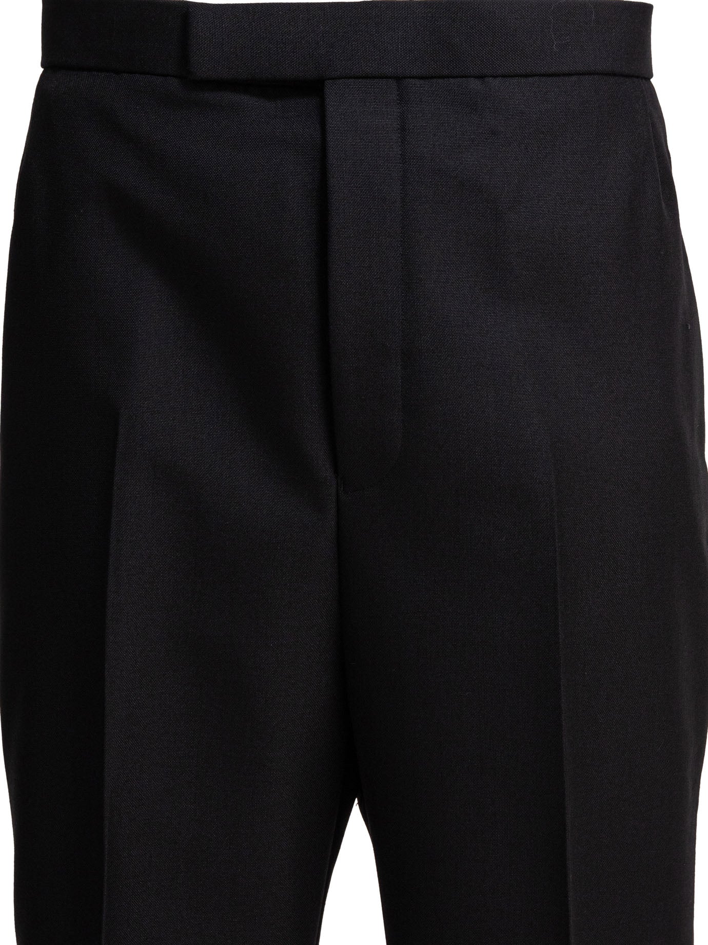 THOM BROWNE Luxury Wool-Mohair Trousers for Men