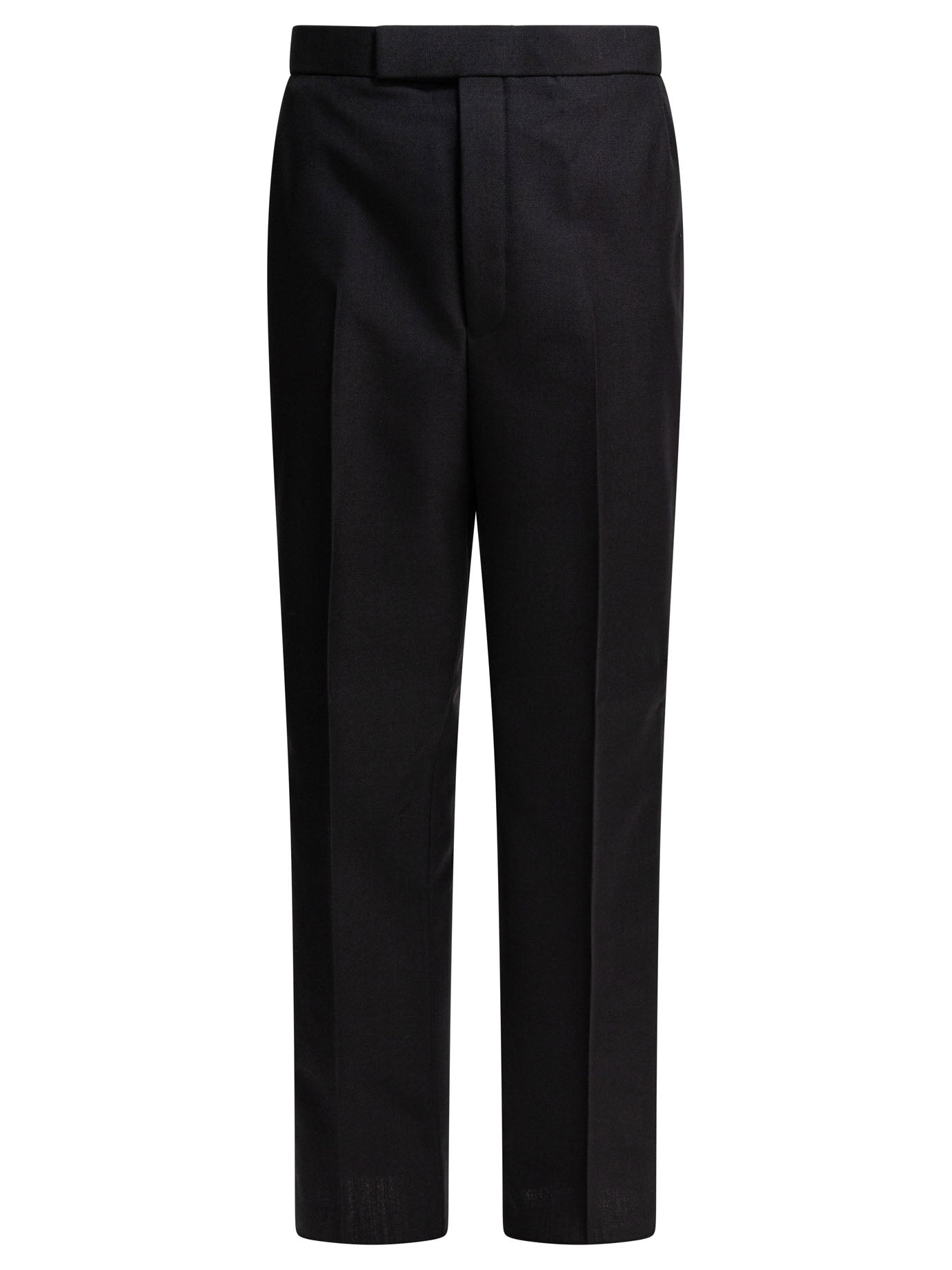 THOM BROWNE Luxury Wool-Mohair Trousers for Men