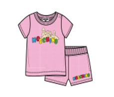 MOSCHINO KIDS Chic Mini Cotton Blend Dress for Girls