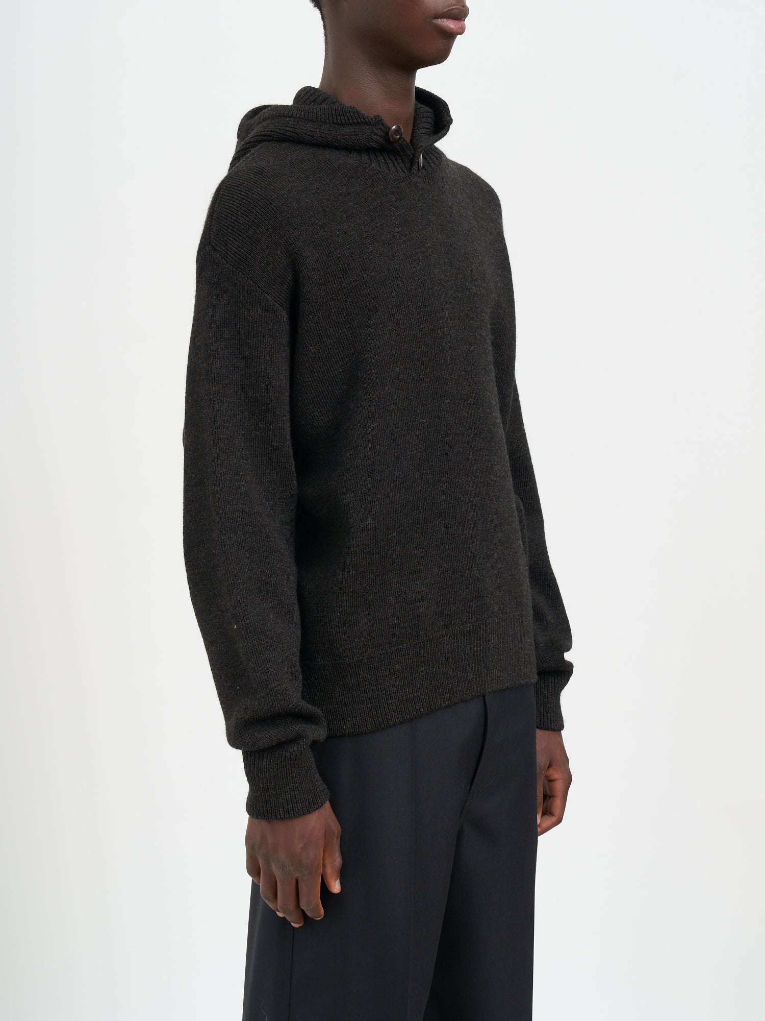 LEMAIRE Essential Hooded Sweater for Men