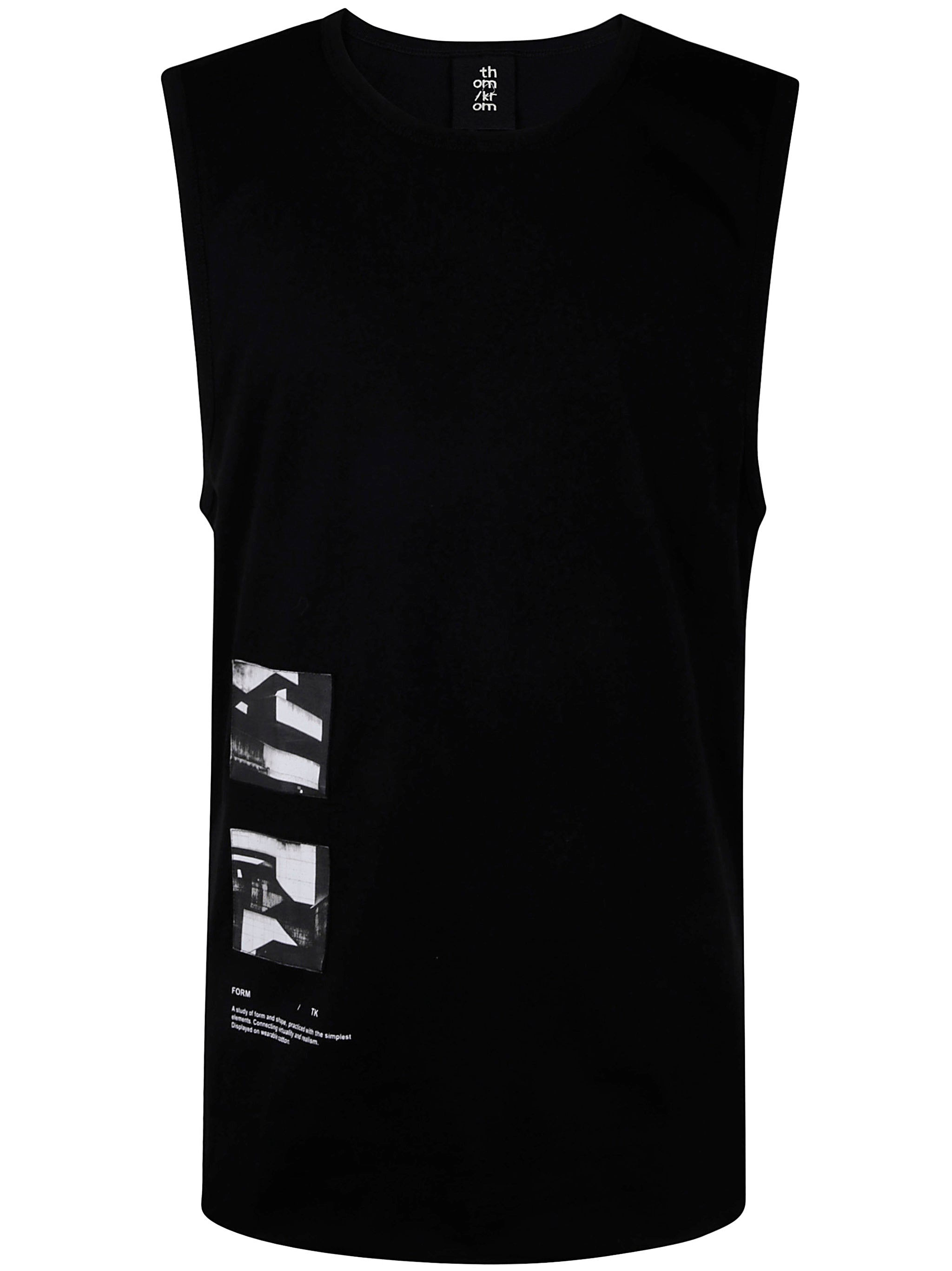THOM KROM Men's Sleeveless Mini T-Shirt