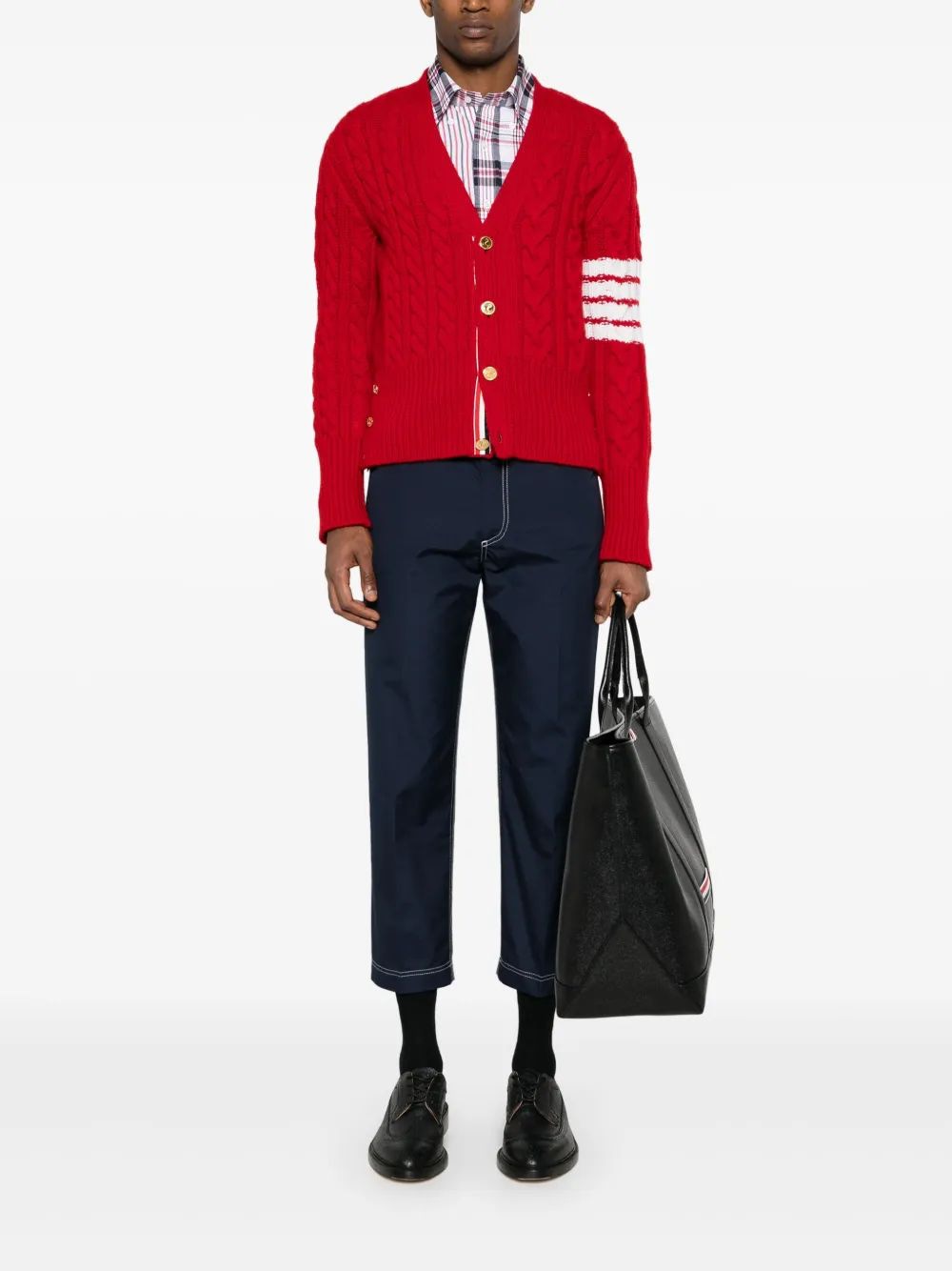 THOM BROWNE Prestitched Pants for Men - Spring/Summer 2025