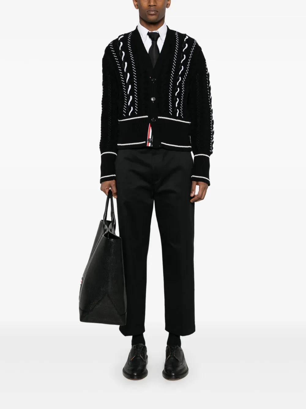 THOM BROWNE Utility Chino Trouser - Men's Fashion Essential