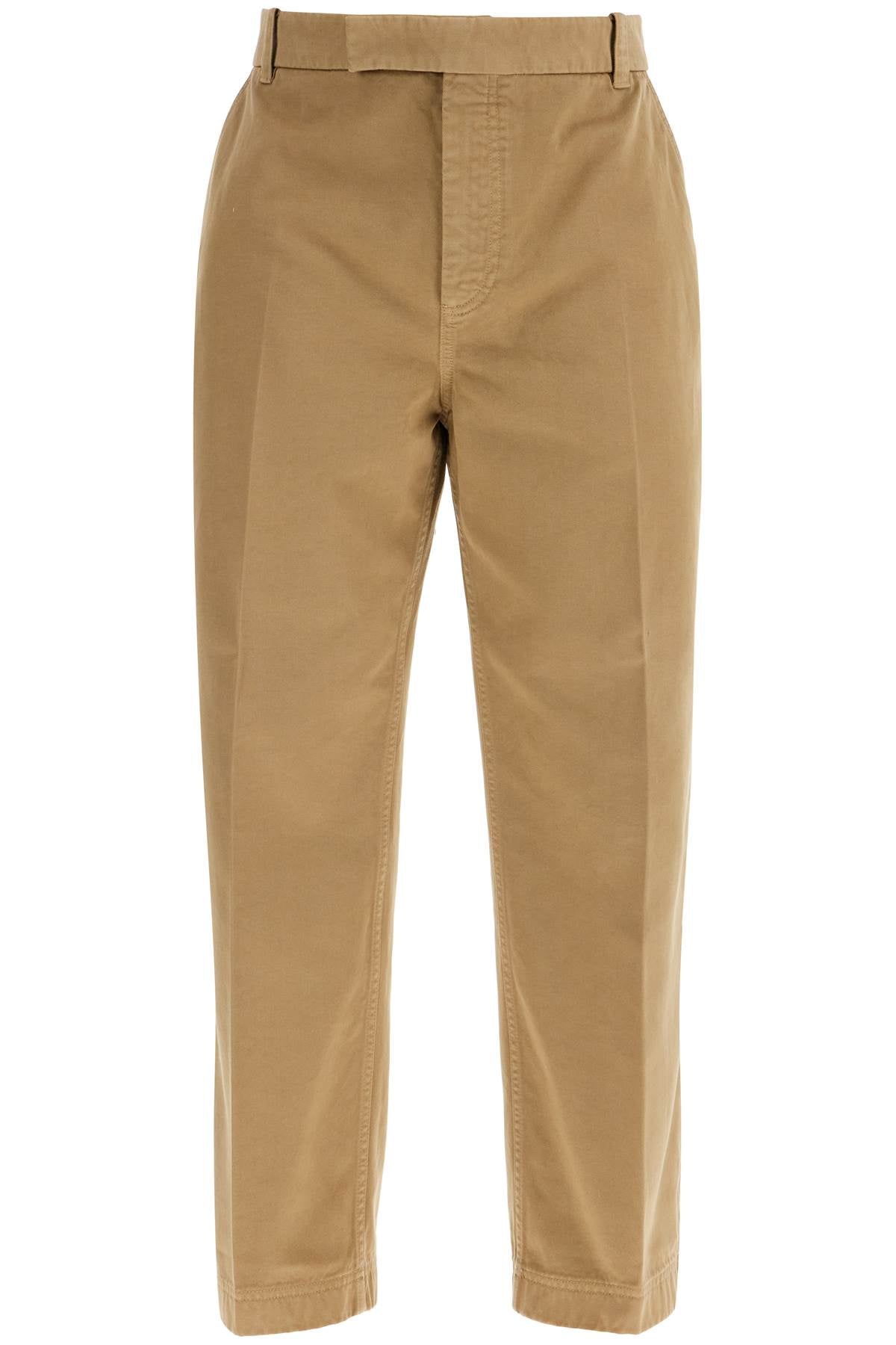 THOM BROWNE Classic Cotton Trousers for Men