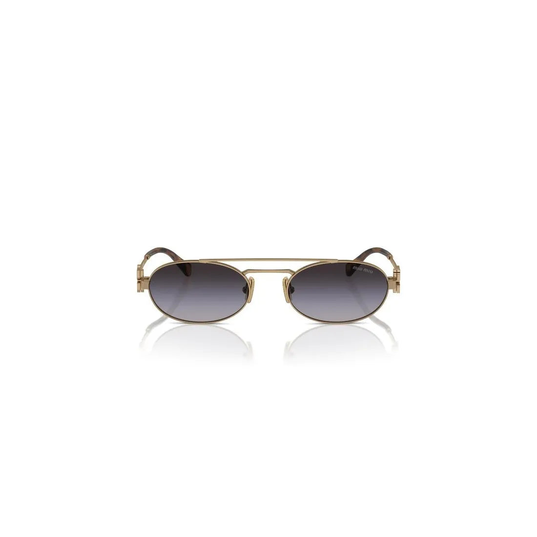 MIU MIU Sleek Metal Oversized Sunglasses