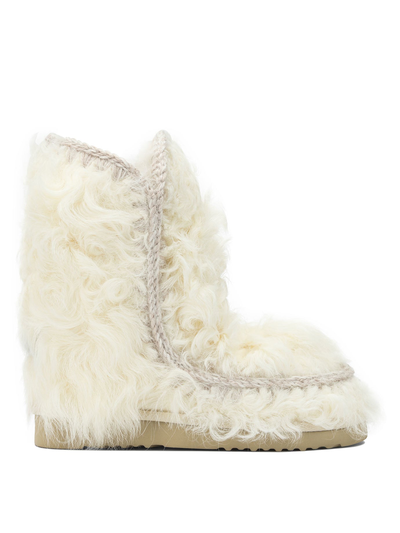 MOU Sheepskin Ankle Boots for Women