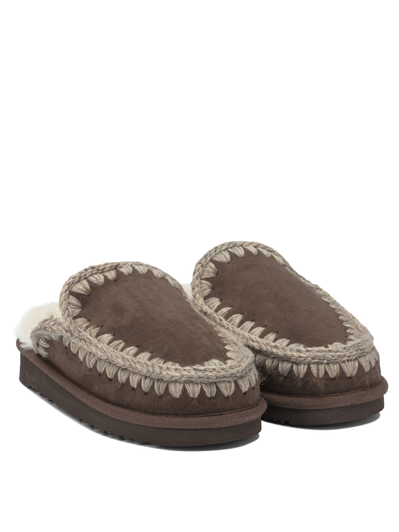 MOU Cozy Sheepskin Sandals for Women