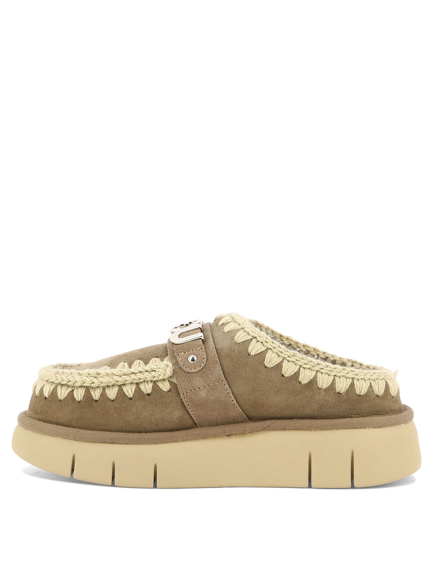 MOU Suede Mini Slippers for Women