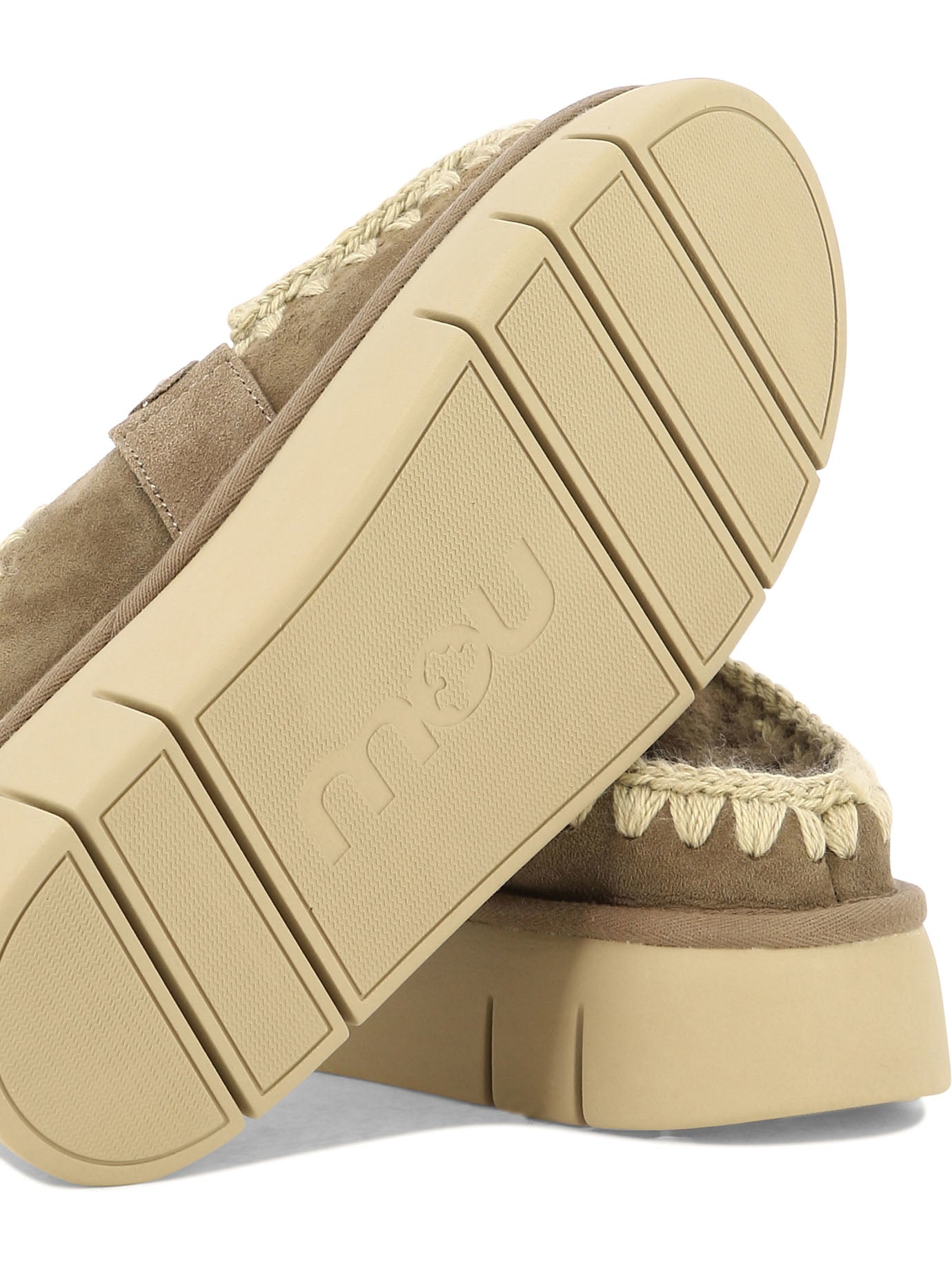 MOU Suede Mini Slippers for Women