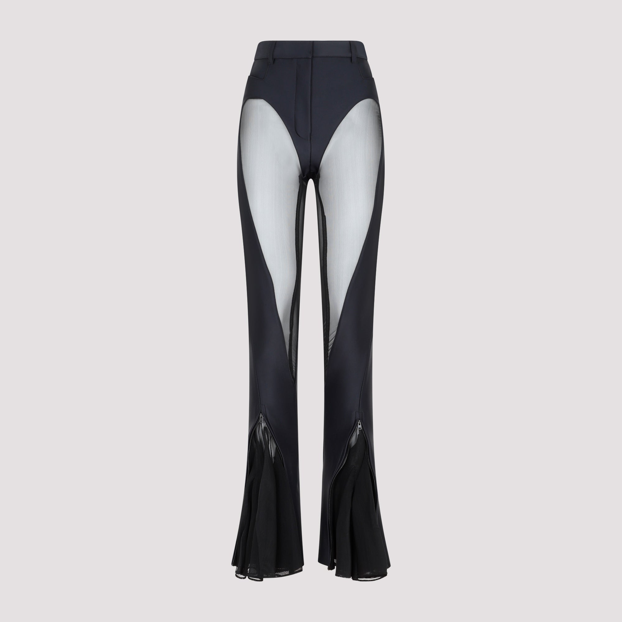 MUGLER Edgy Flared Leggings