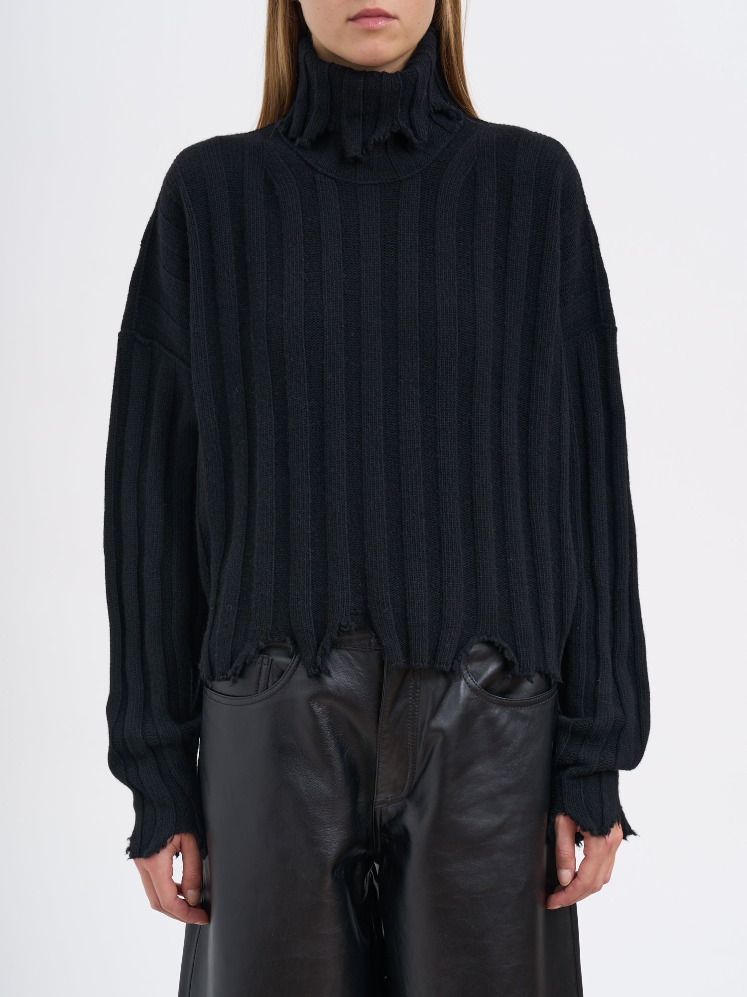 ISABEL BENENATO Eco-Cashmere High Neck Sweater (Size S)