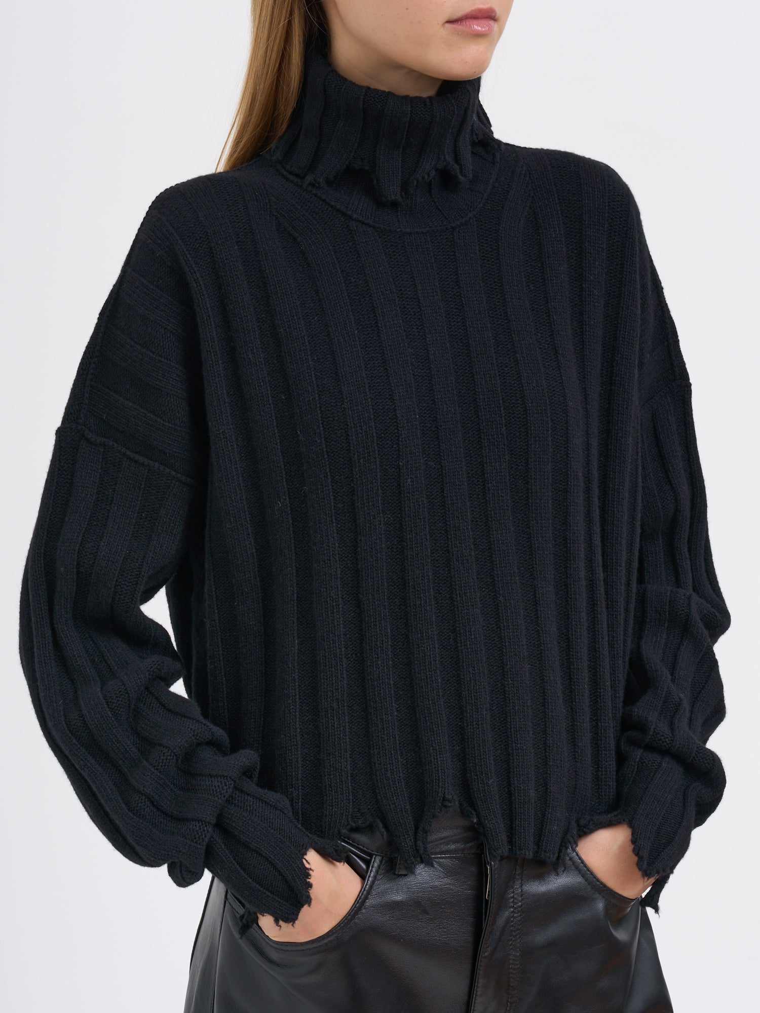 ISABEL BENENATO Eco-Cashmere High Neck Sweater (Size S)