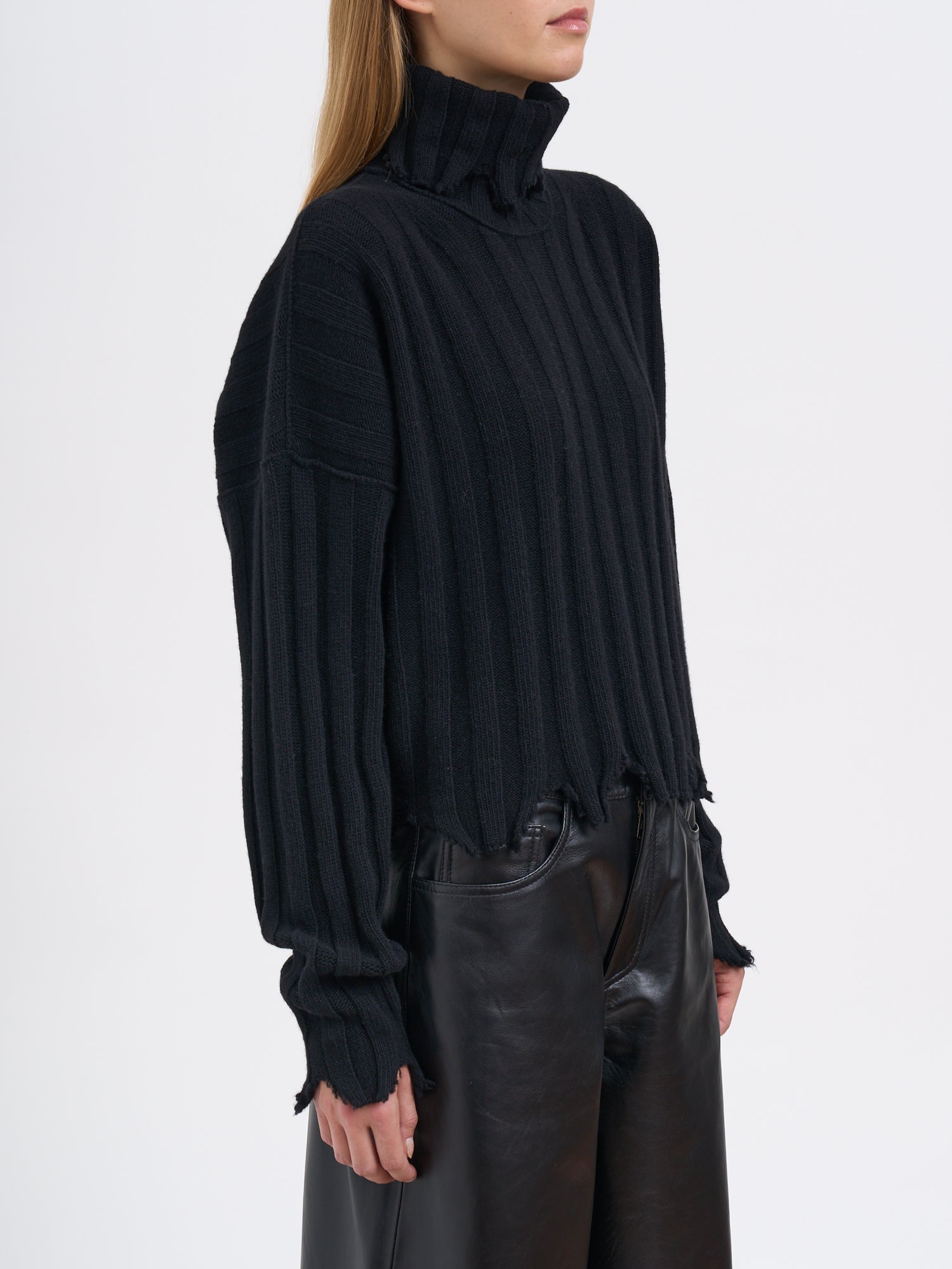 ISABEL BENENATO Eco-Cashmere High Neck Sweater (Size S)