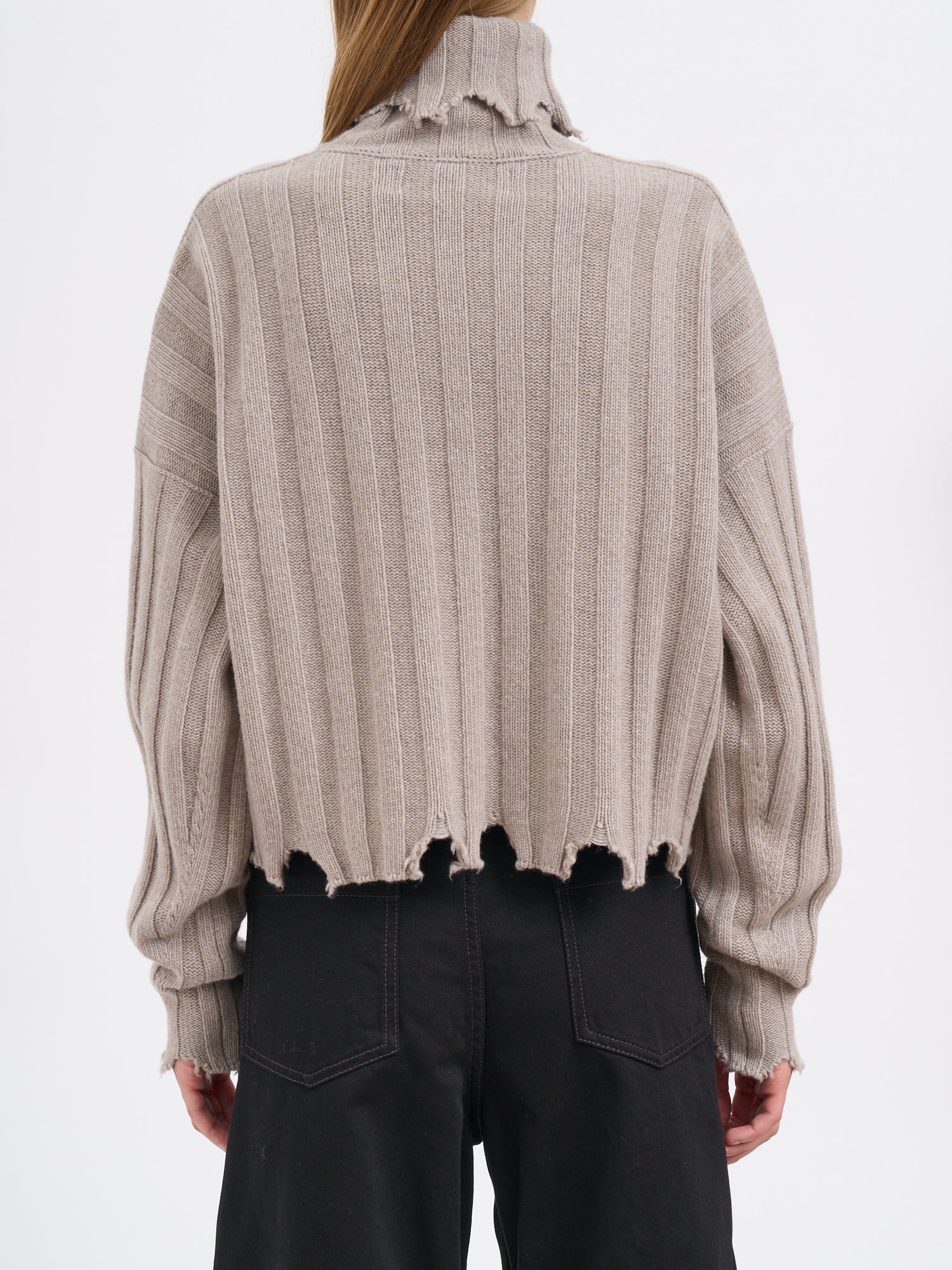 ISABEL BENENATO Eco-Cashmere High Neck Sweater - Size S