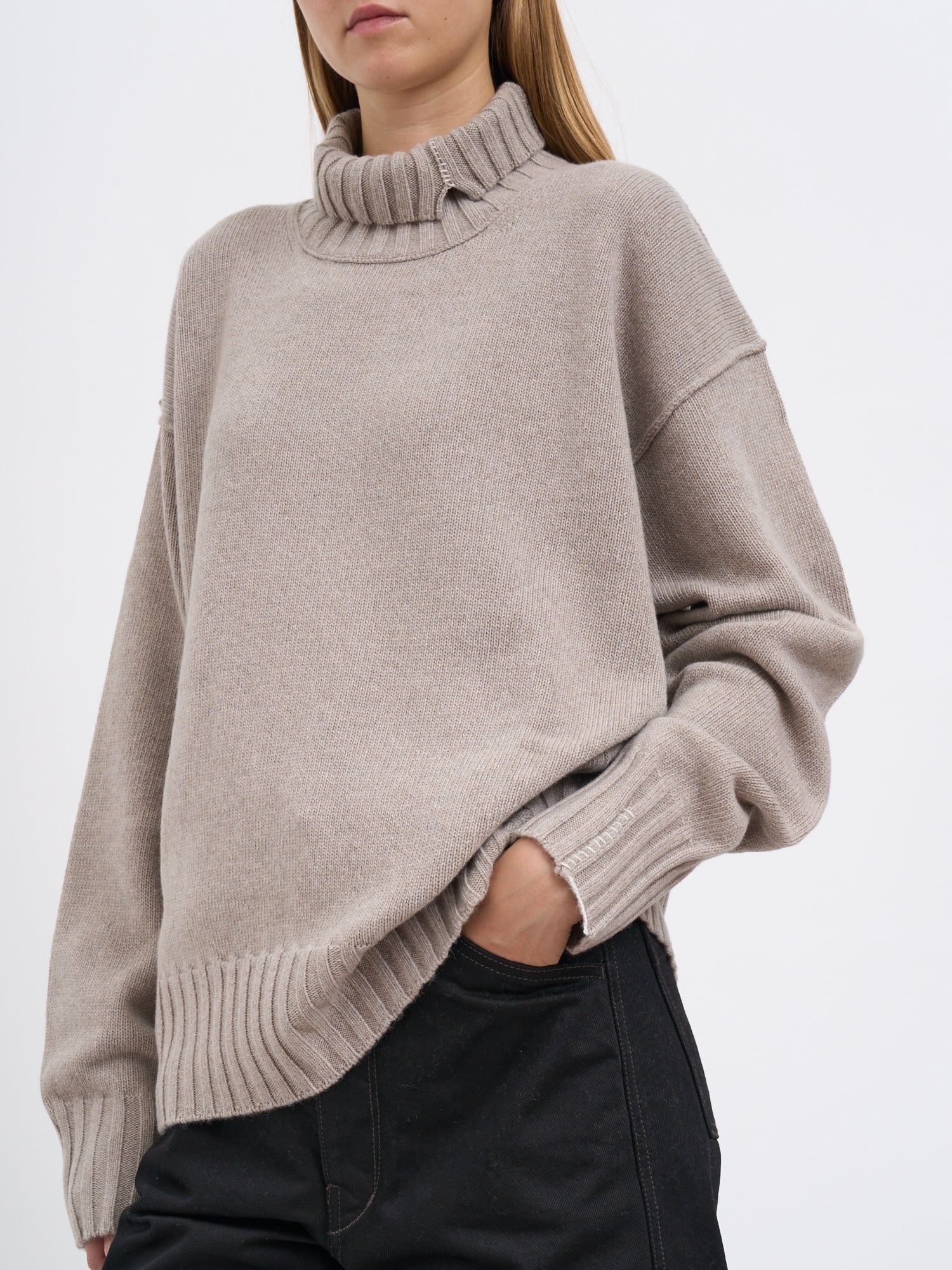 ISABEL BENENATO High Neck Eco-Cashmere Sweater - Size S