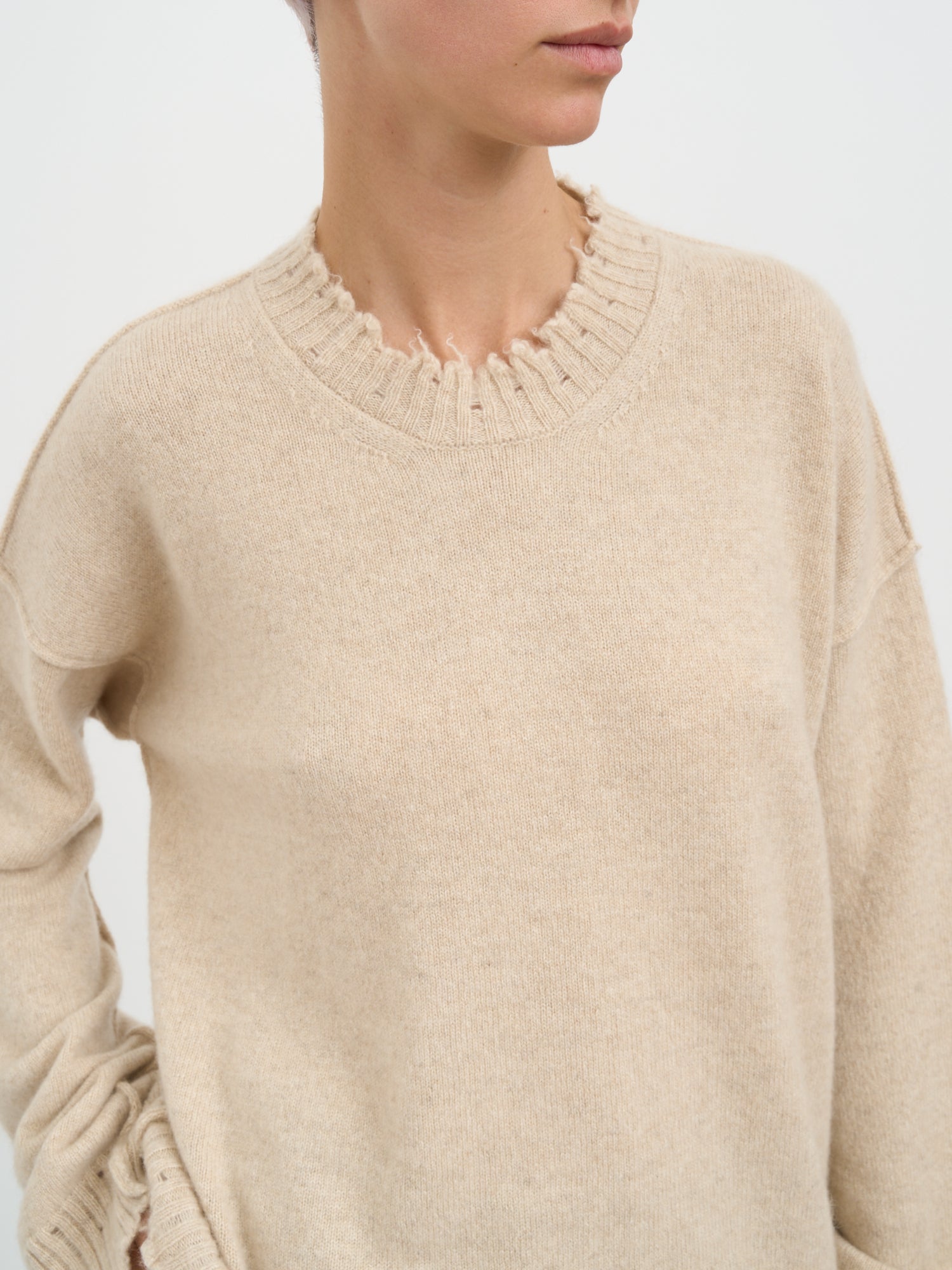 UMA WANG Cashmere Sweater Crew Neck (Size S)