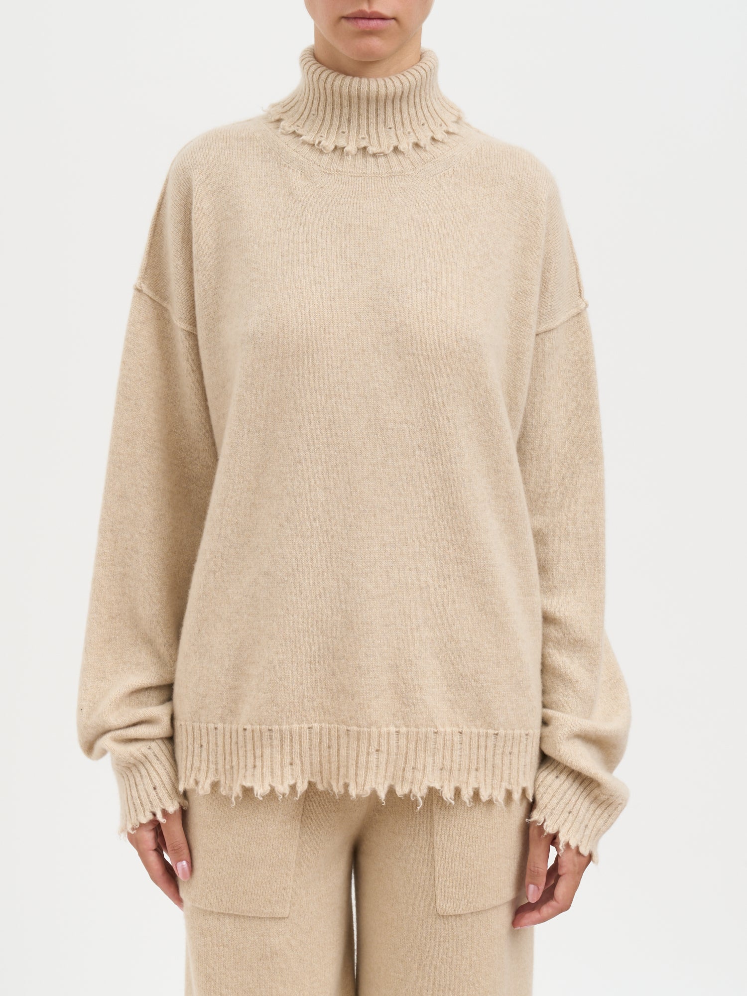 UMA WANG Cashmere High Neck Sweater - Women's Small