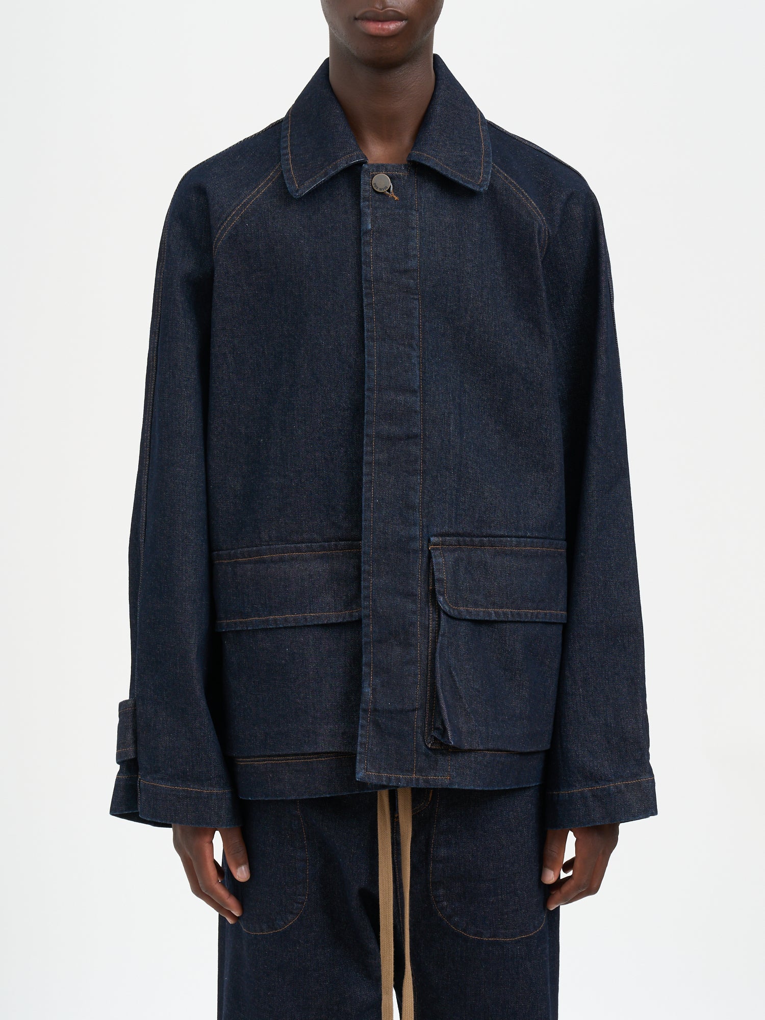 UMA WANG Men's Denim Jacket - Medium