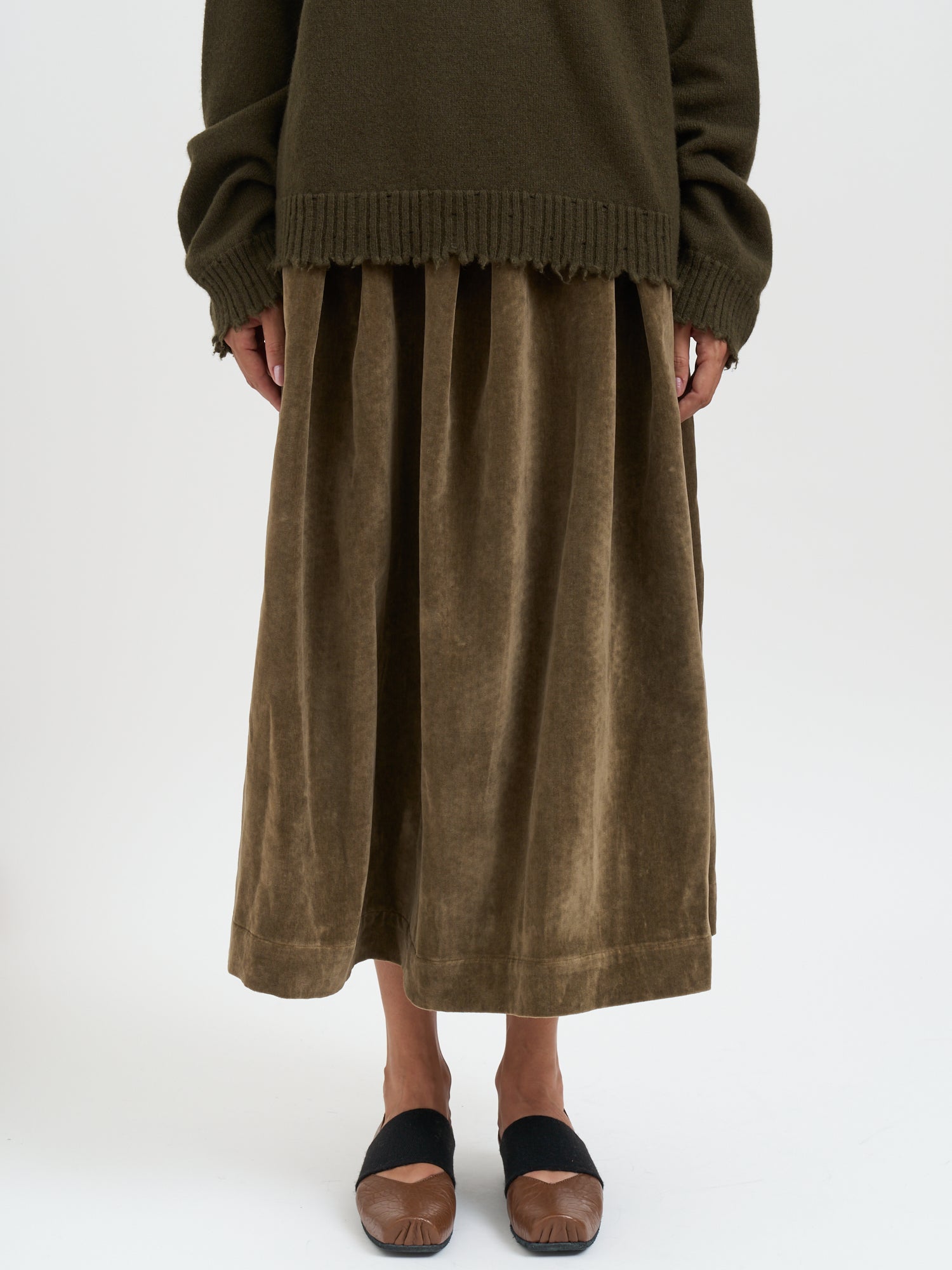 UMA WANG Elegant Midi Skirt for Women