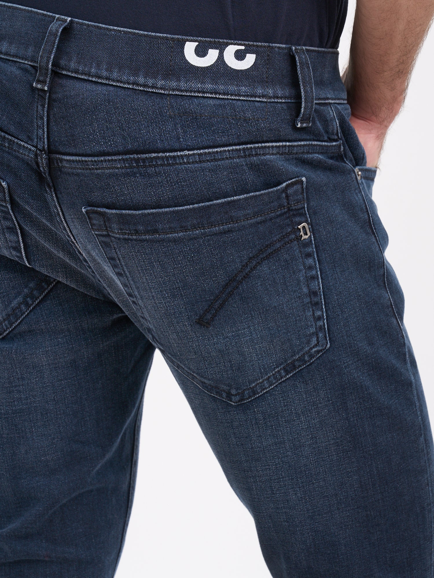 DONDUP Slim Fit Stretch Denim Trousers - Size 31