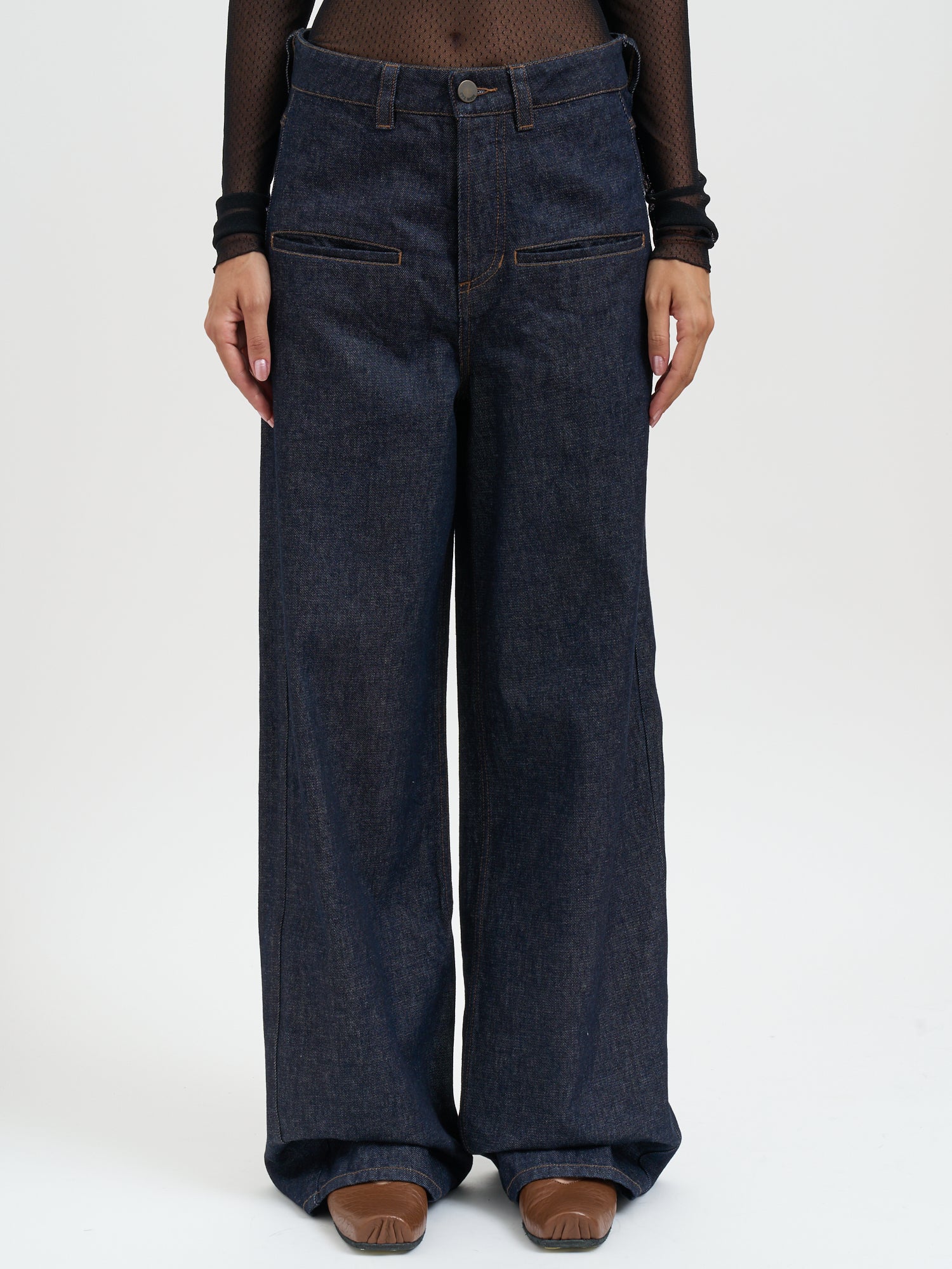 UMA WANG Cotton Ball Trousers Size S - Wide Leg Design